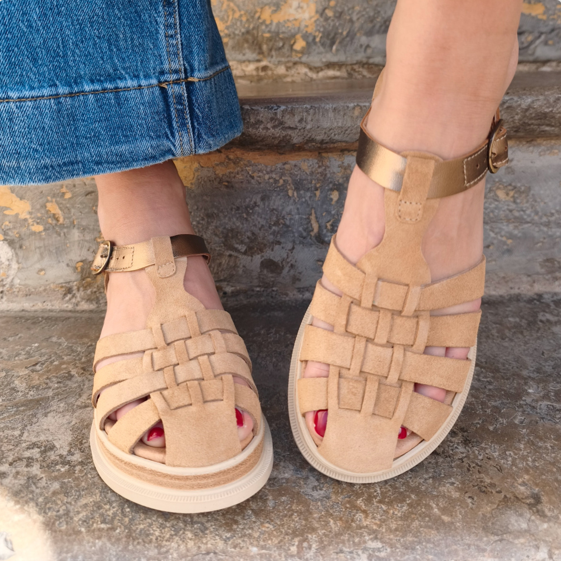 MKD SANDALES CARREAU AMBRA E26  (1)