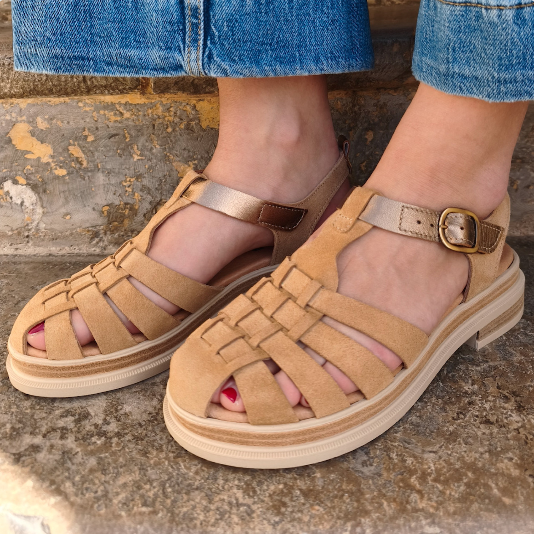 MKD SANDALES CARREAU AMBRA E26  (5)