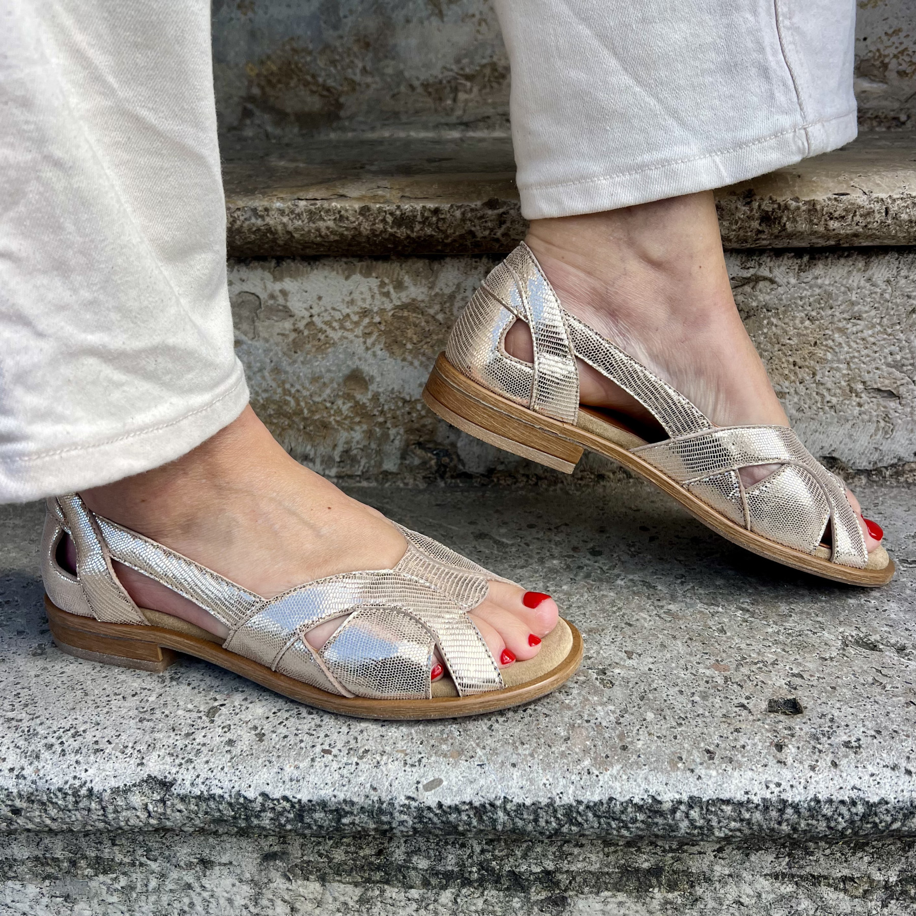 sandales minka katy dorée  (3)