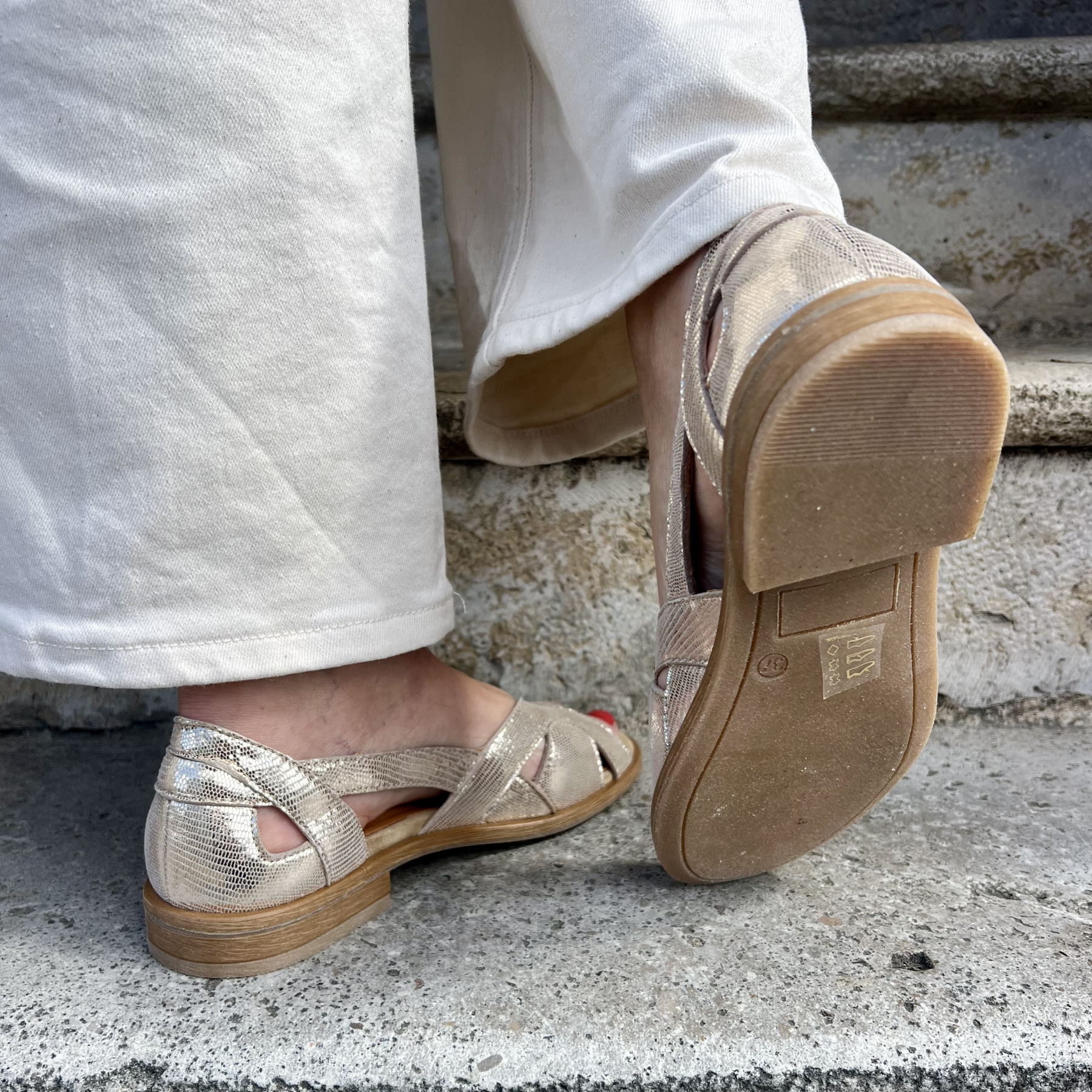 sandales minka katy dorée  (4)