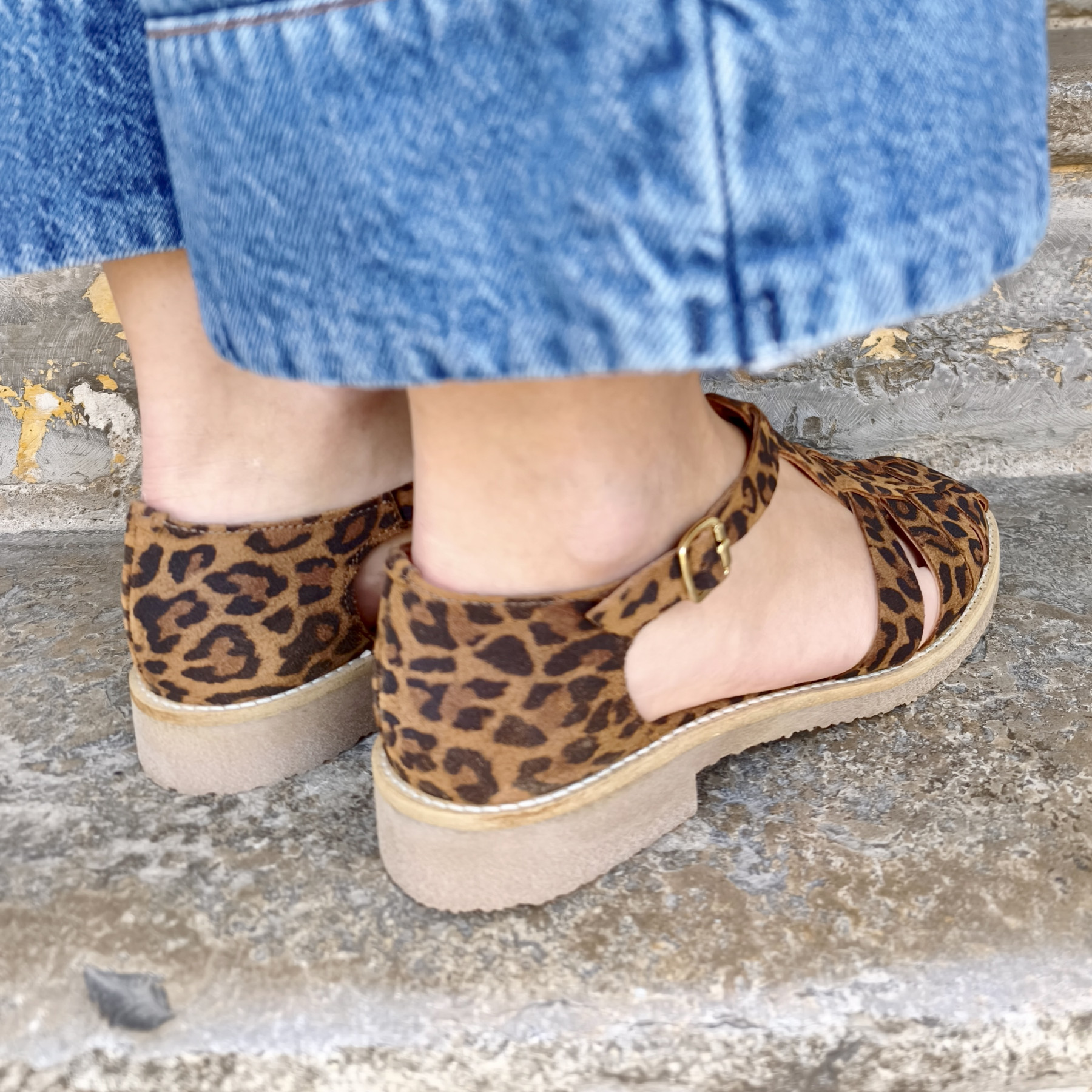 sandale we do co45255 cognac leopard  (2)