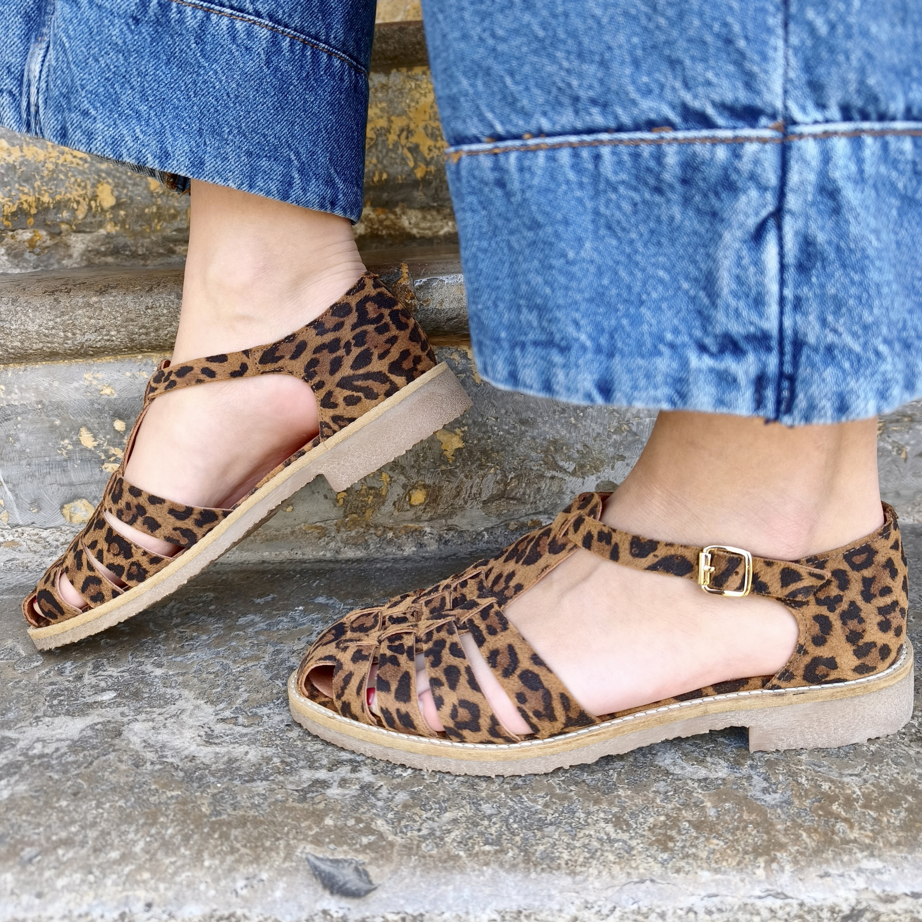 sandale we do co45255 cognac leopard  (3)