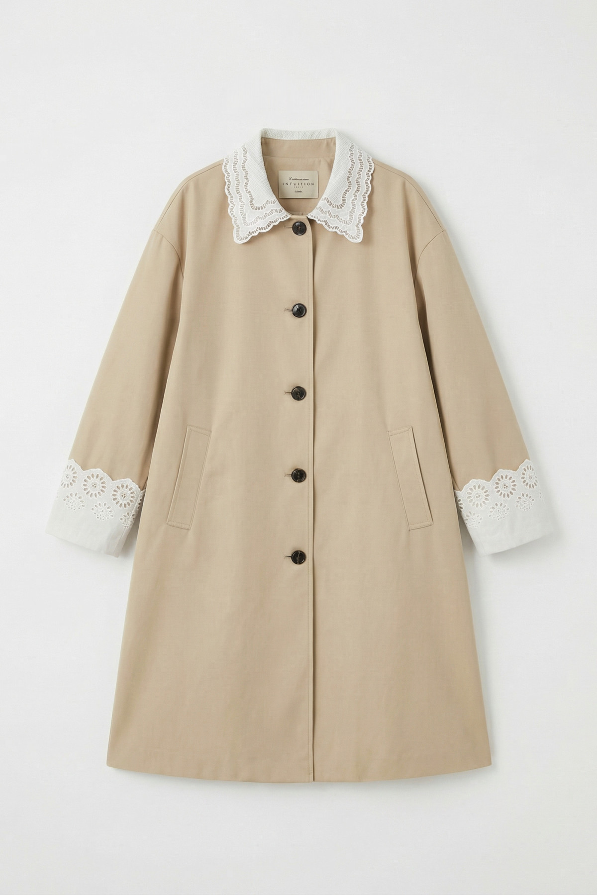 chummy trench anais avec détails dentelle 3003 (1)