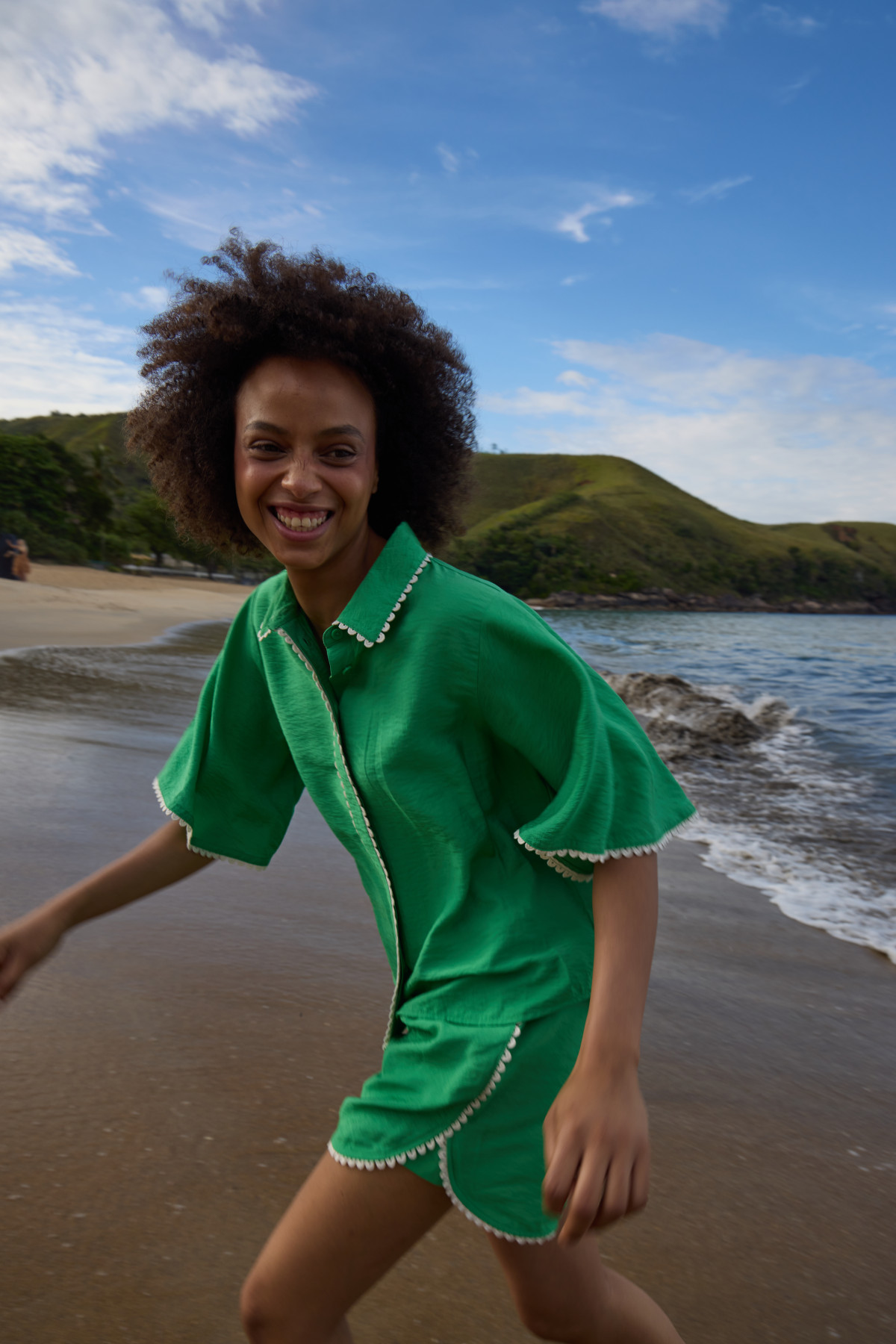 BLOUSE ICHI VERTE LENI 20125361  (3)