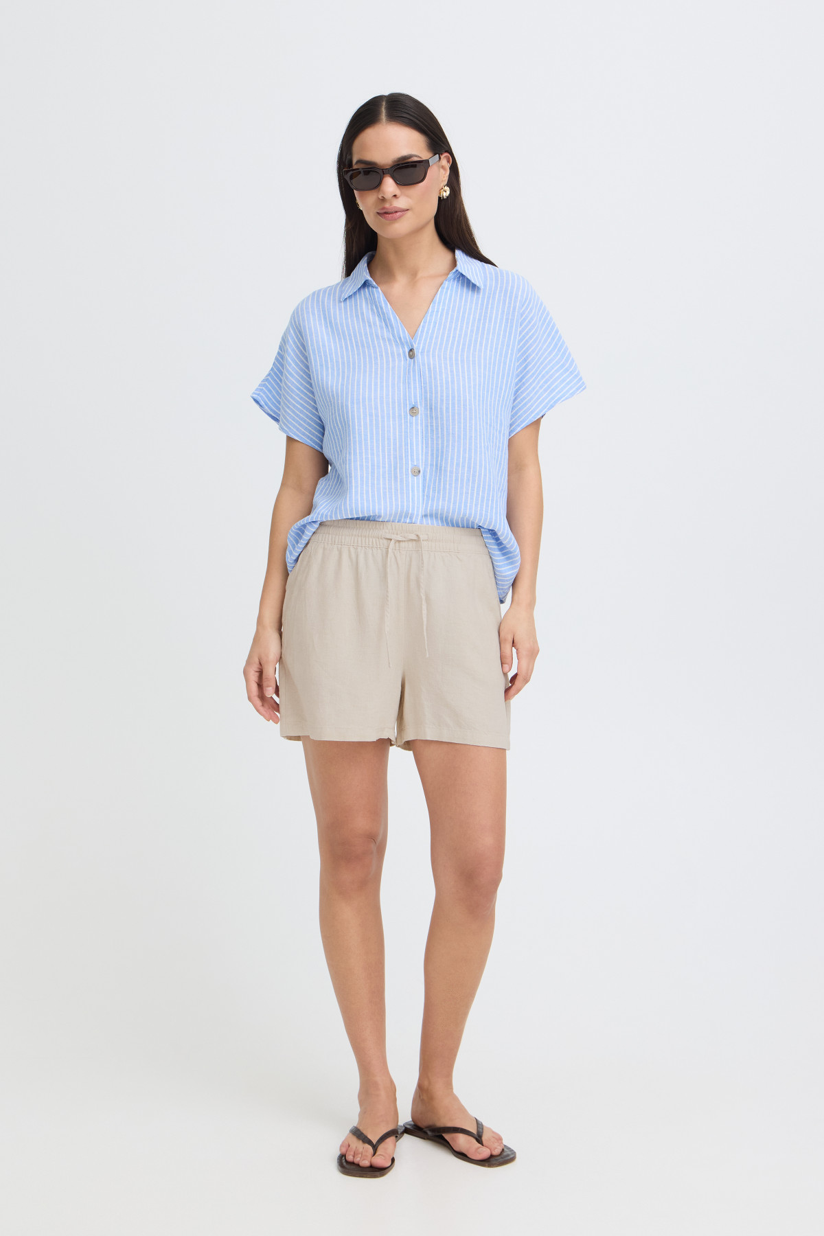 BYFALAKKA SHORT BEIGE 20818828 (2)