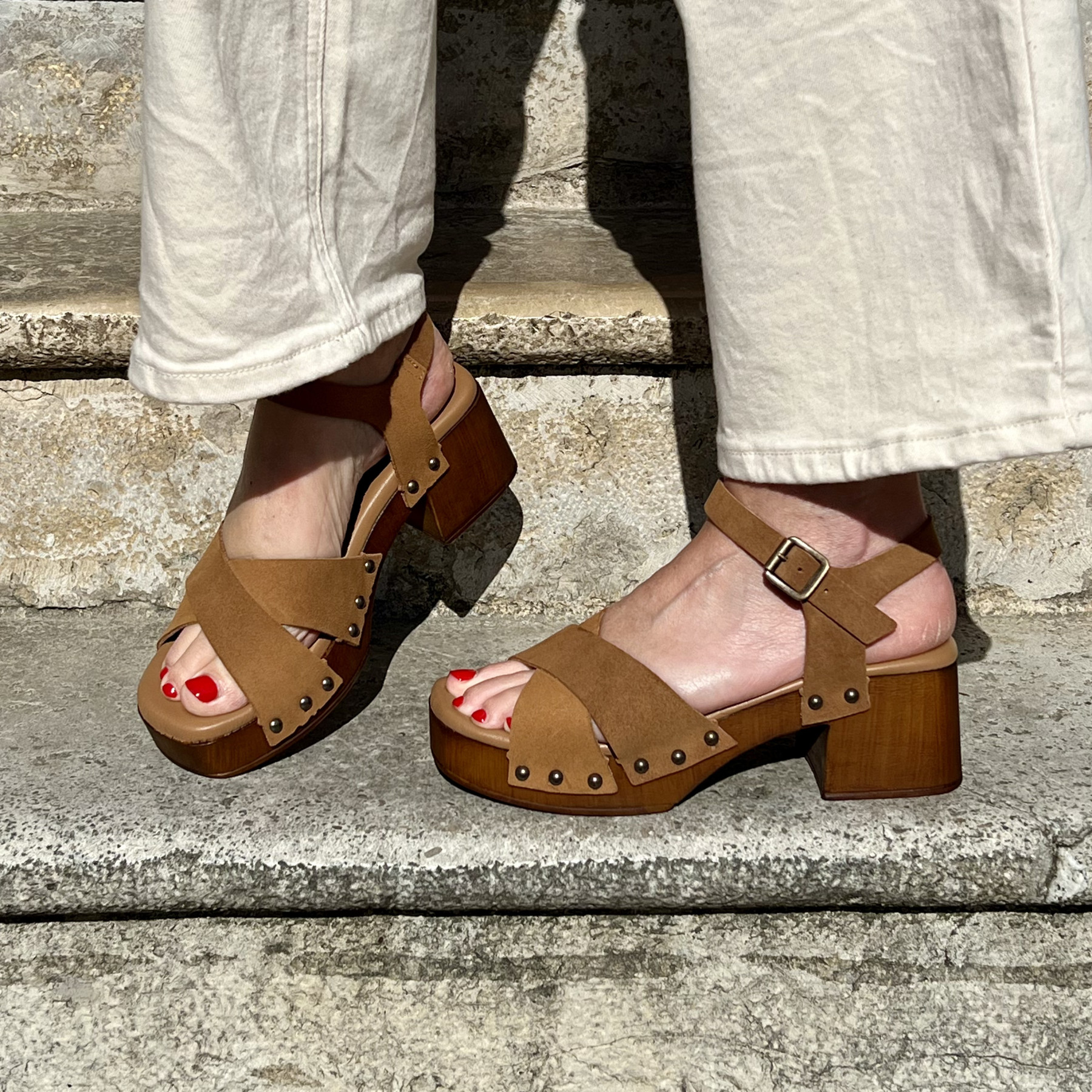 SEMERDJIAN SANDALES A TALONS MICOL CROSTA COGNAC (1)