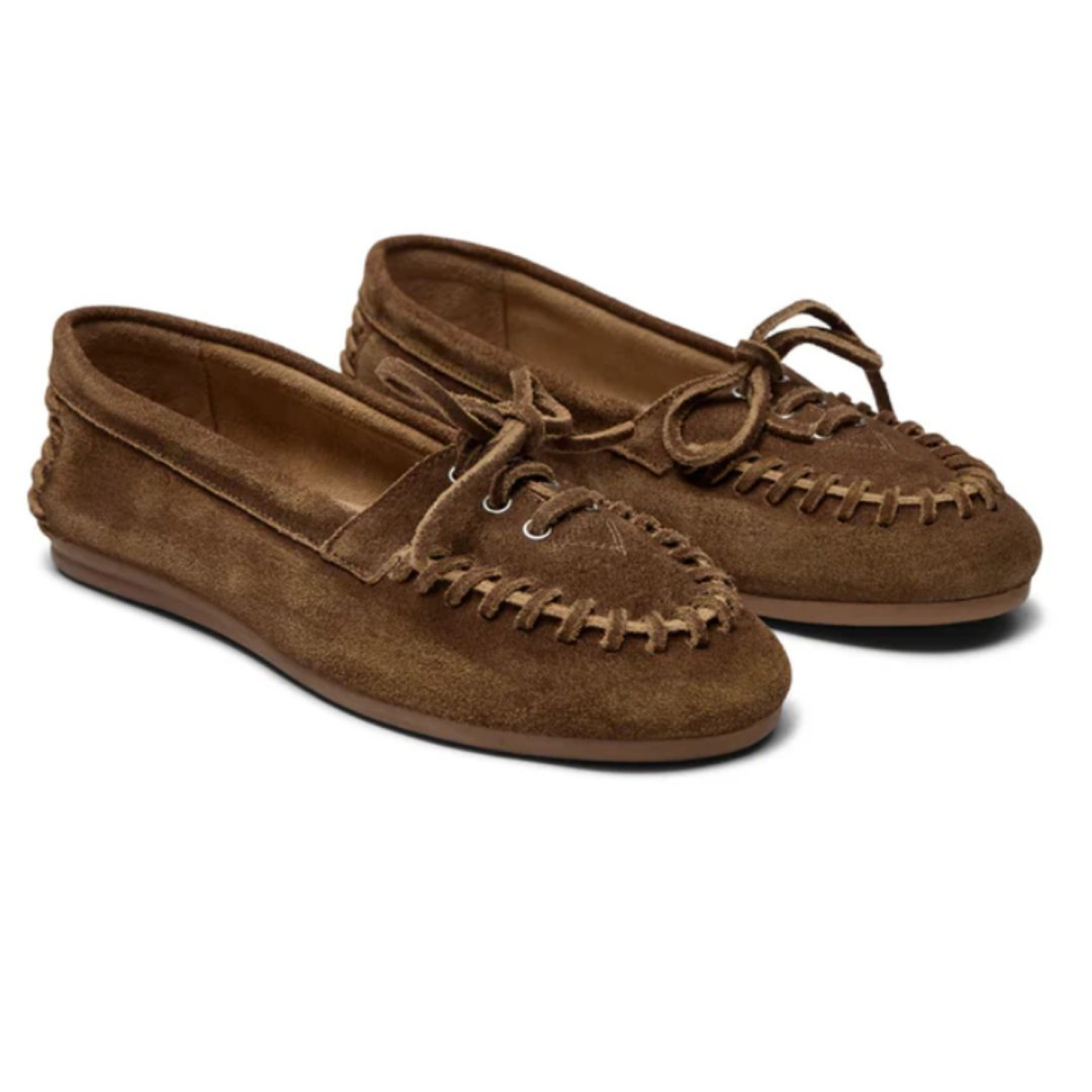 PAVEMENT MOCASSIN ZAKIA BROWN SUEDE (2)