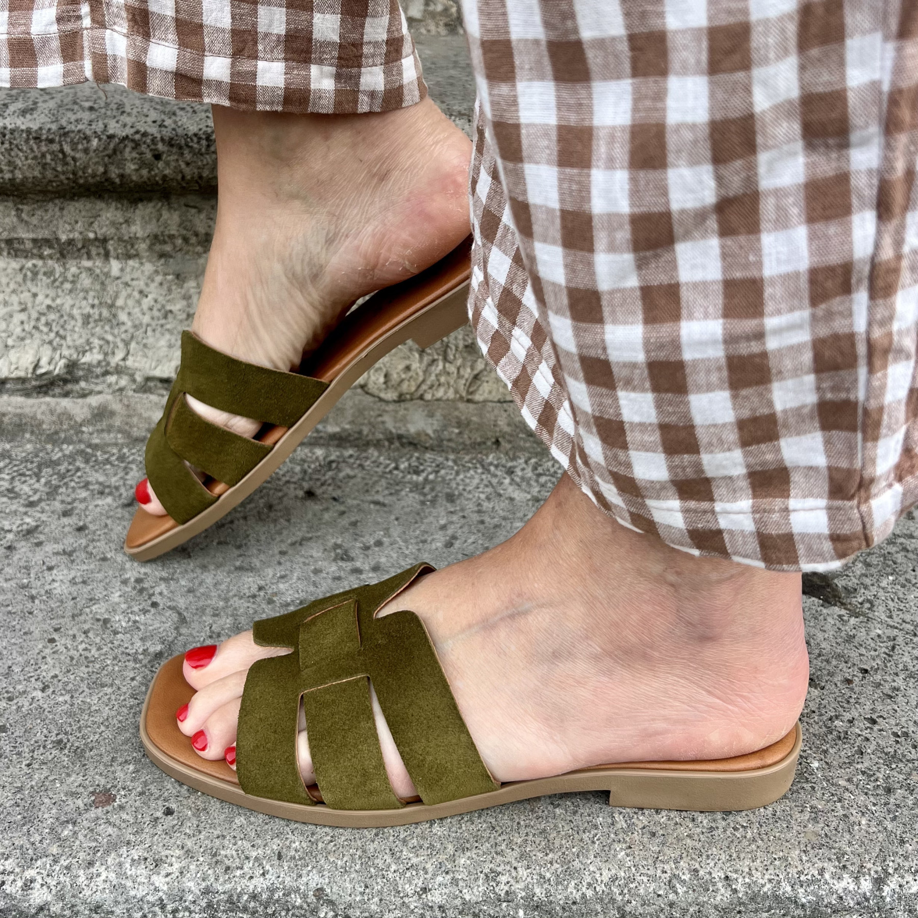 DONNA LUCCA SANDALES 201 OLIVA (3)