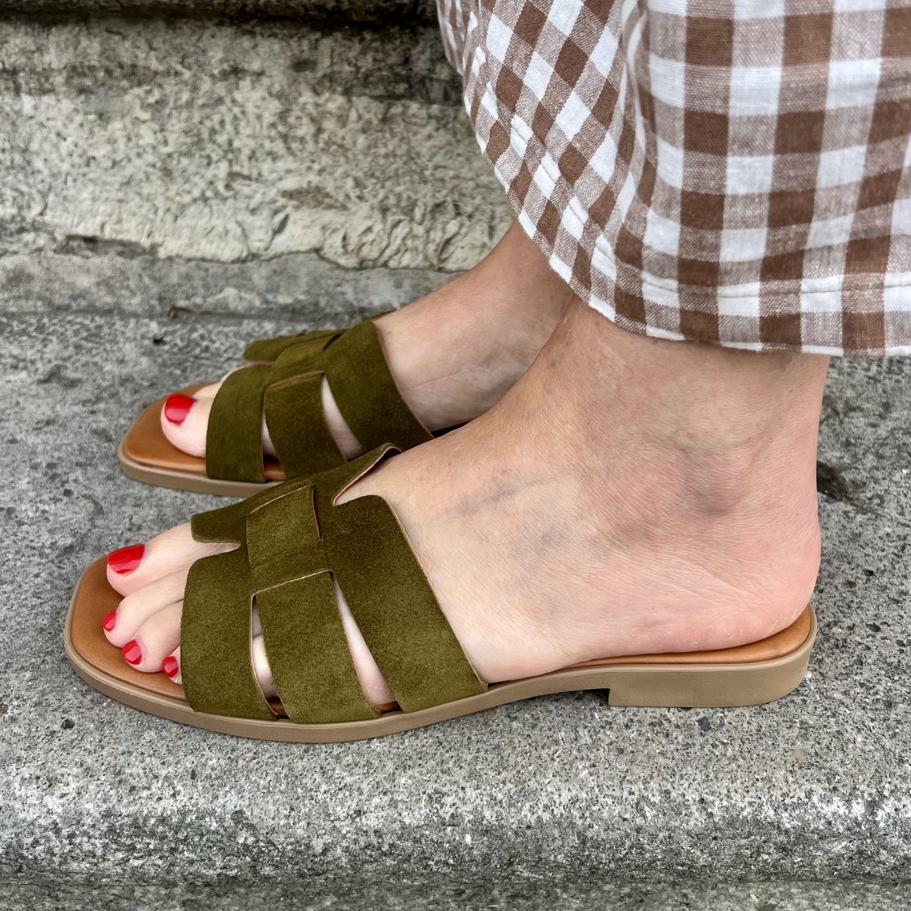 DONNA LUCCA SANDALES 201 OLIVA (4)