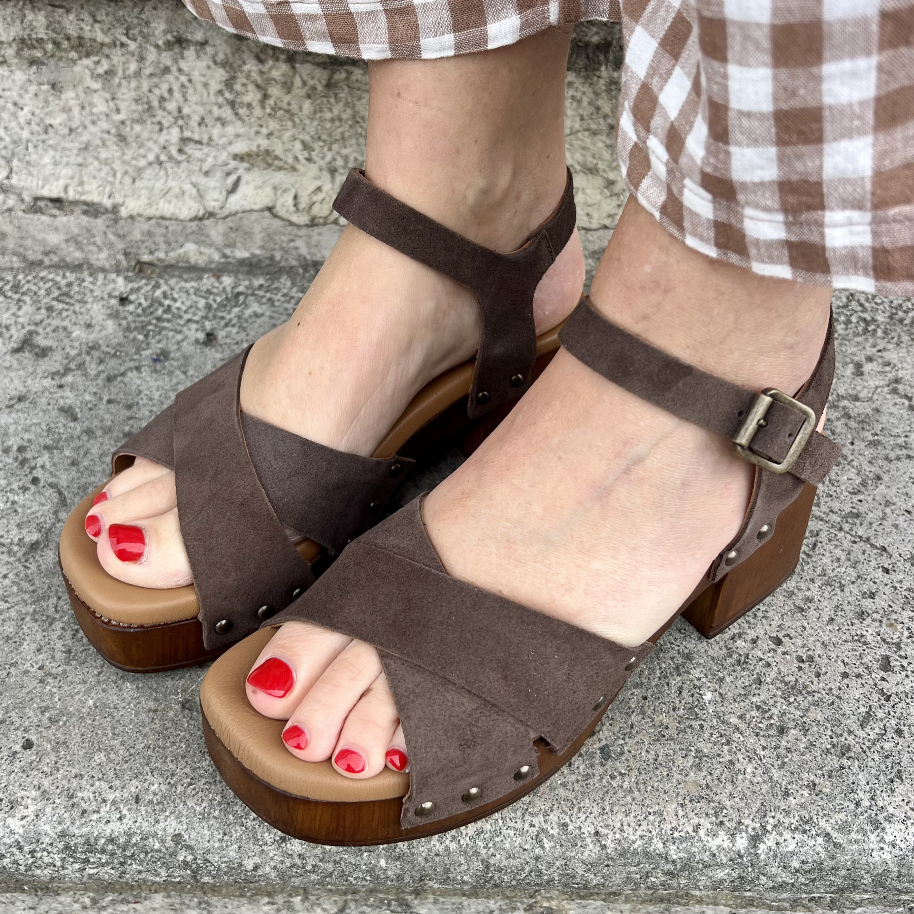 SEMERDJIAN SANDALES A TALONS MICOL CROSTA TABACCO (3)