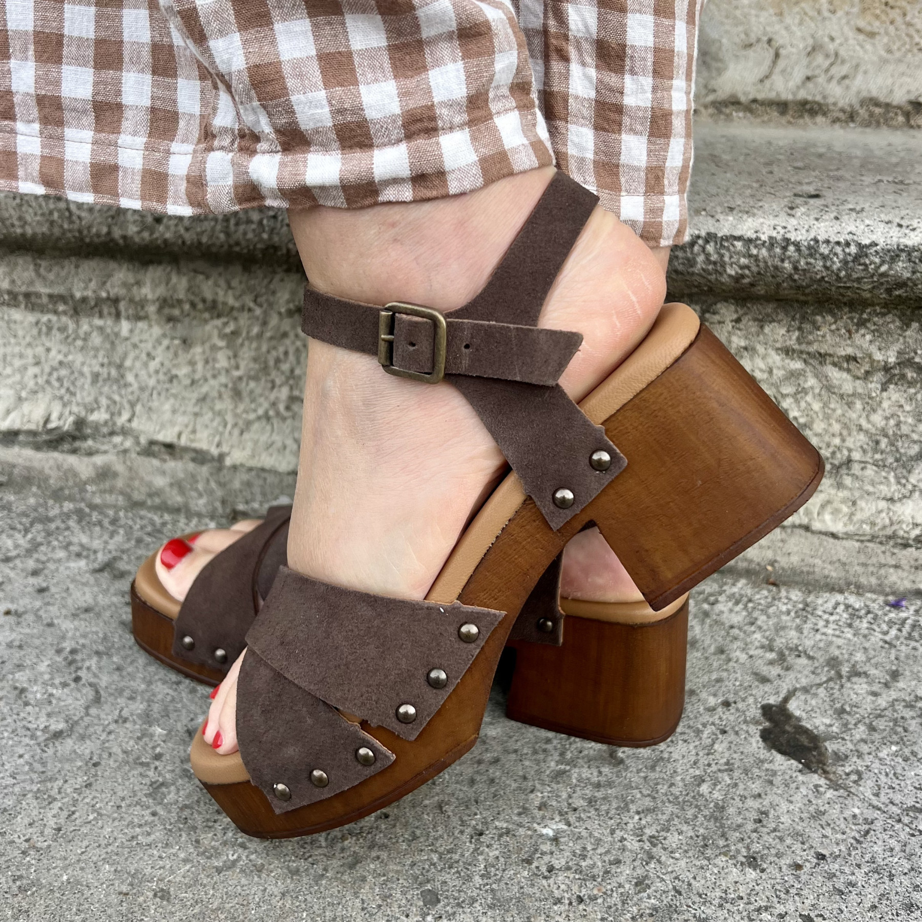 SEMERDJIAN SANDALES A TALONS MICOL CROSTA TABACCO (4)