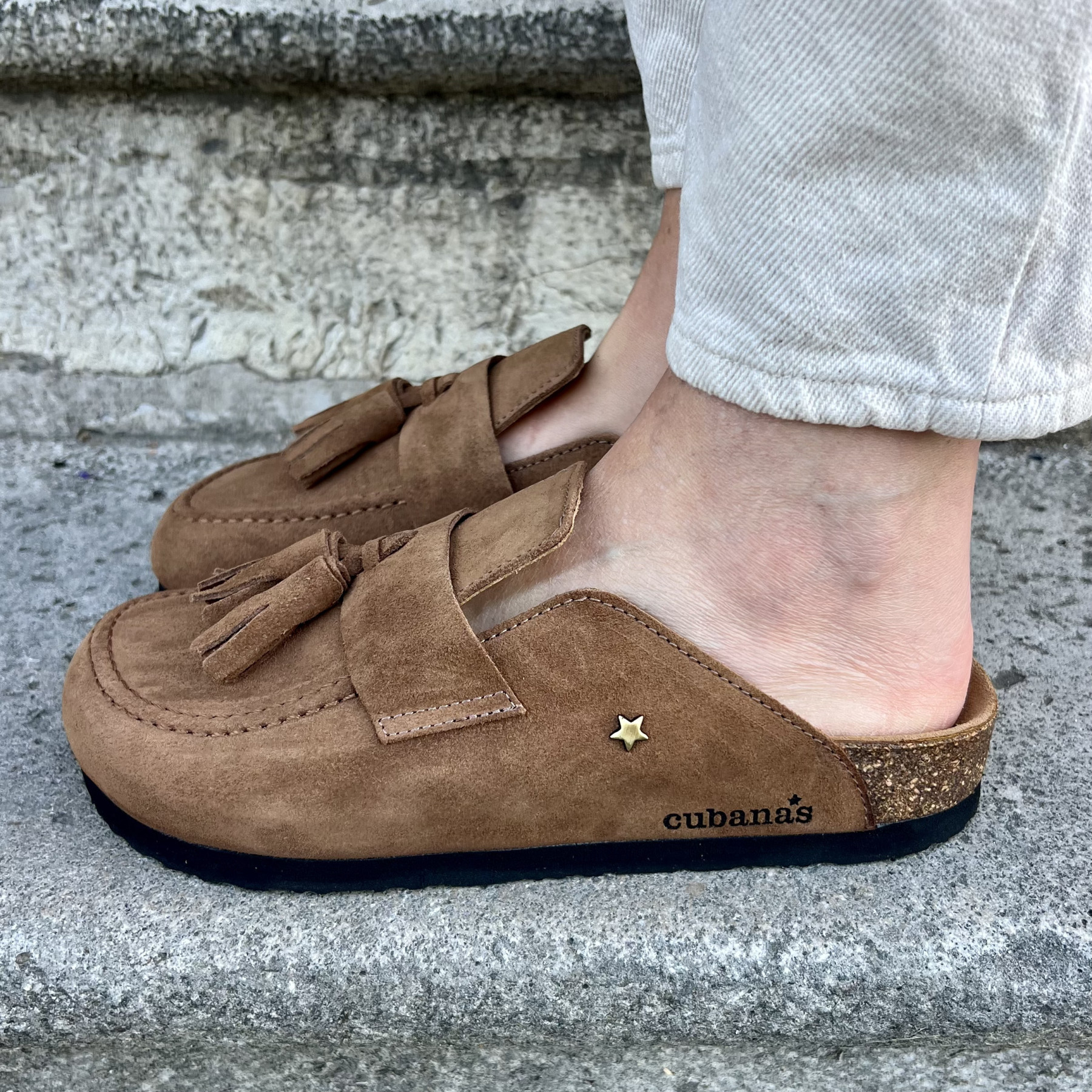 CUBANAS MULES MARIA BEIGE 751 (2)