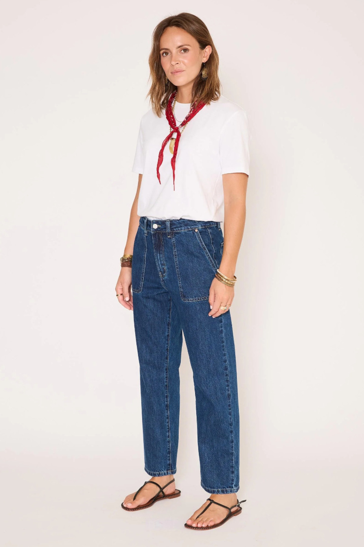 Jean - THE WORKER NEBRASKA-BLUE - STONE WASH (2)