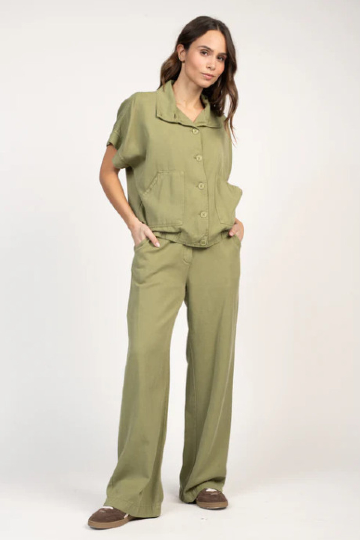 PAKO LITTO VESTE SANS MANCHES ELLIOT VERT (4)