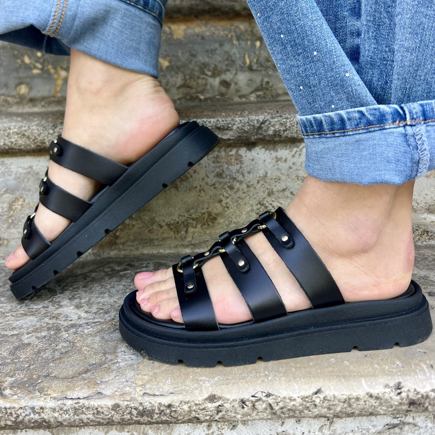DONNA LUCCA SANDALES NOIR 1766  (3)