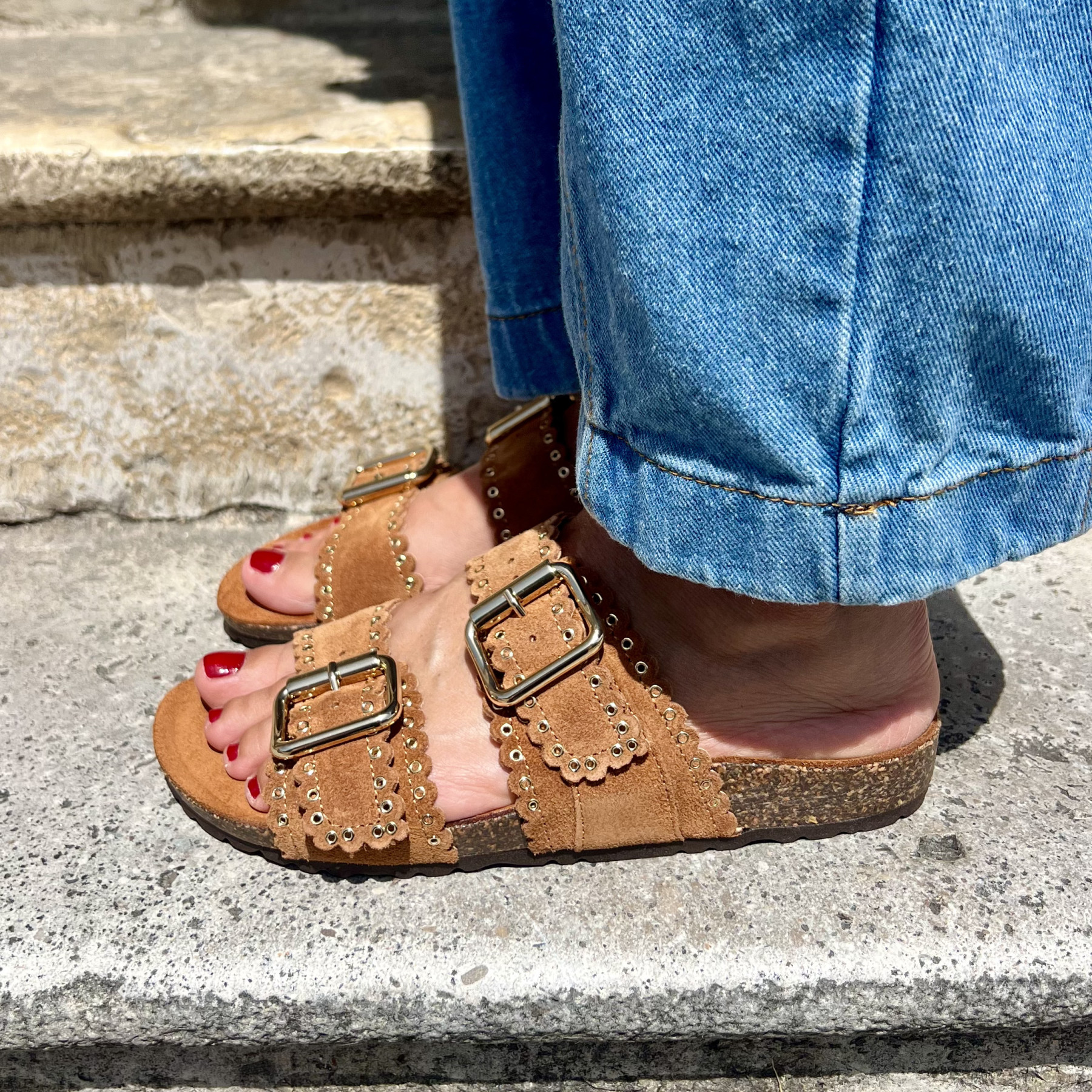 sandales semerdjian arianna crosta cognac  (2)