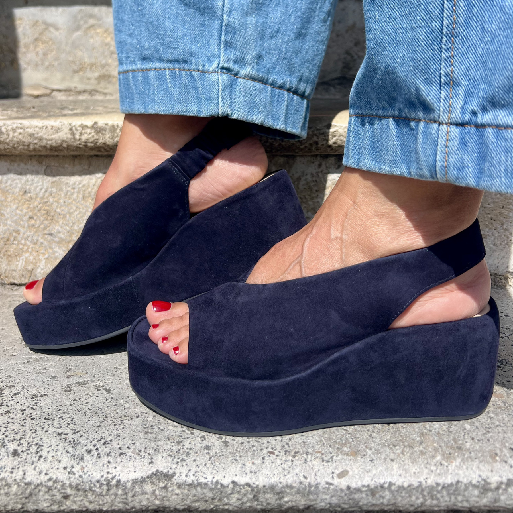 SANDALE HOGL 2522 BLEU  (2)