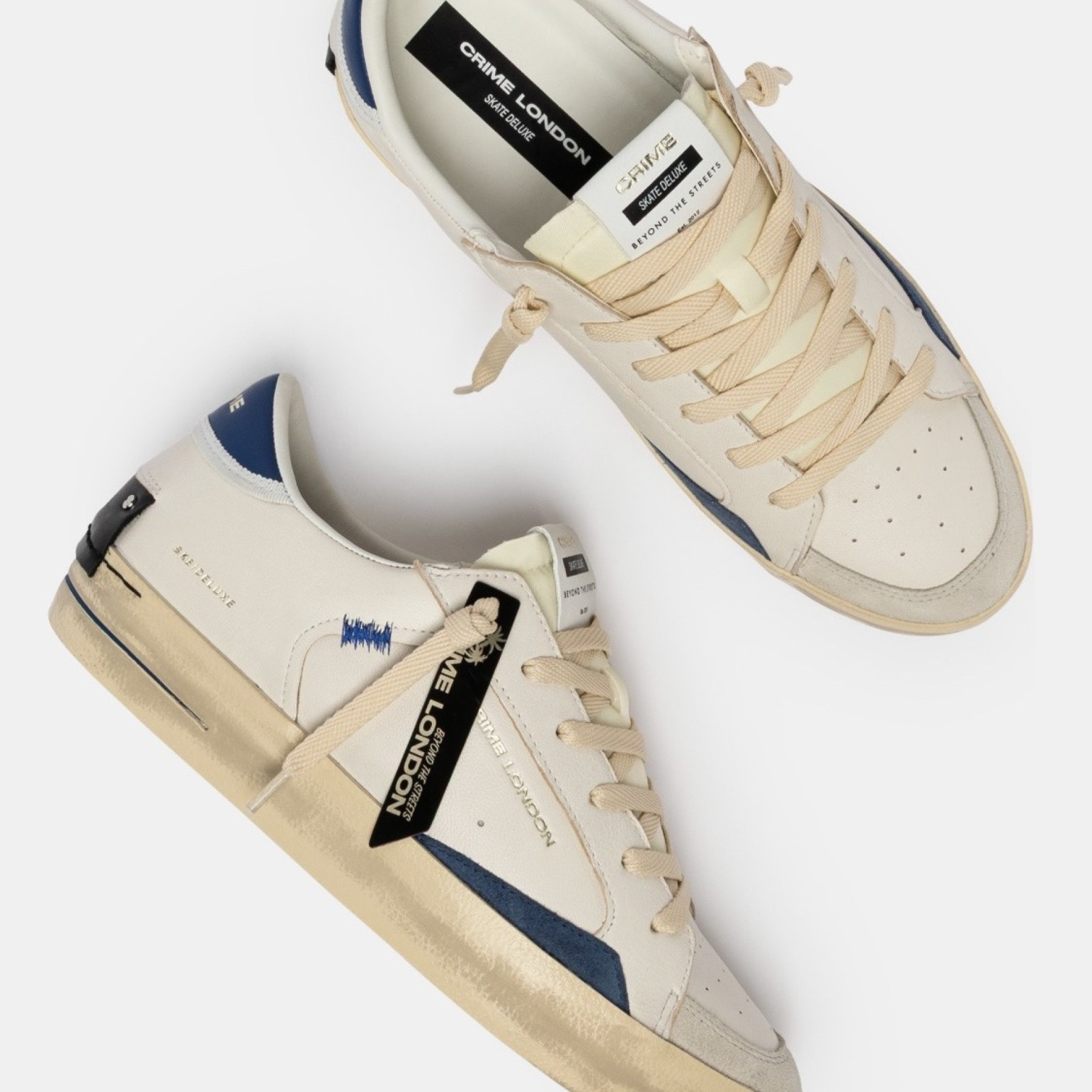 crime london basket sk8 deluxe bleu nautique (5)