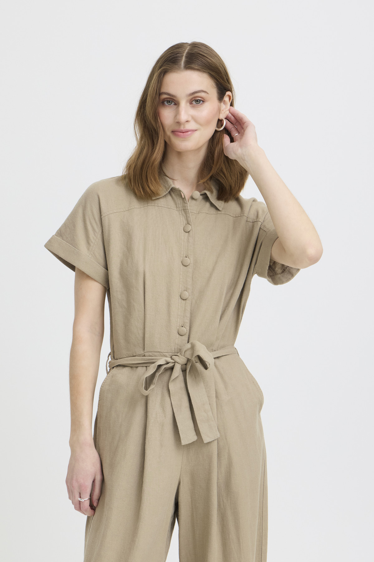 ichi combinaison linno beige  (1)