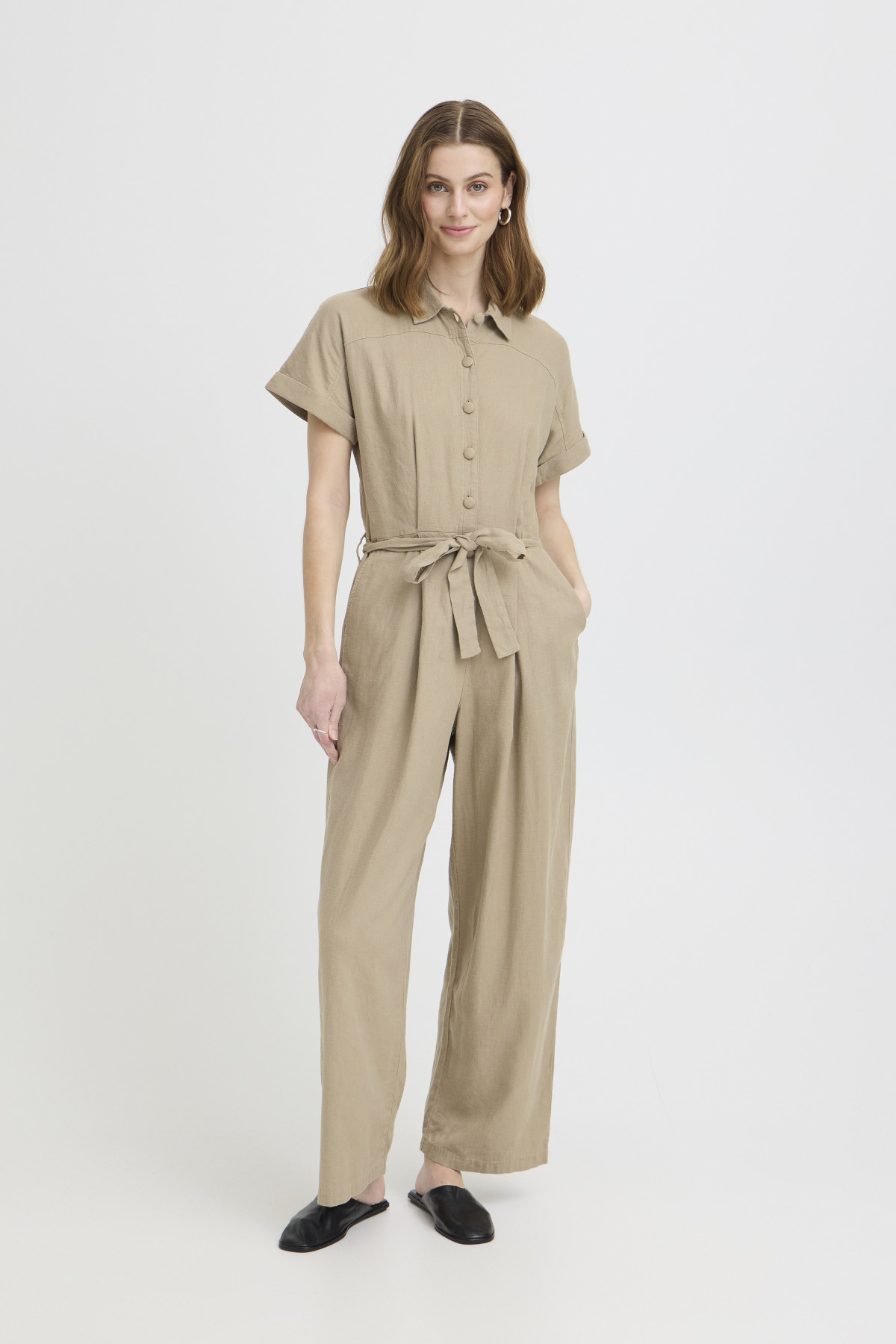 ichi combinaison linno beige  (4)