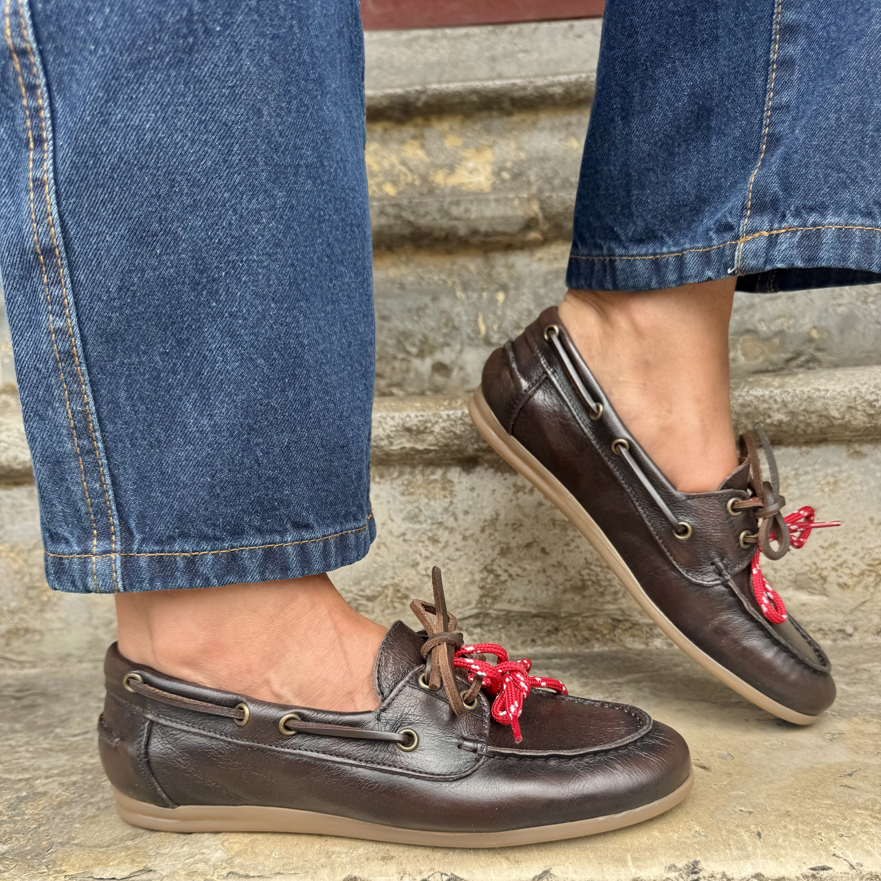 semerdjian mocassin  napoli cuir  vachette marron  (2)