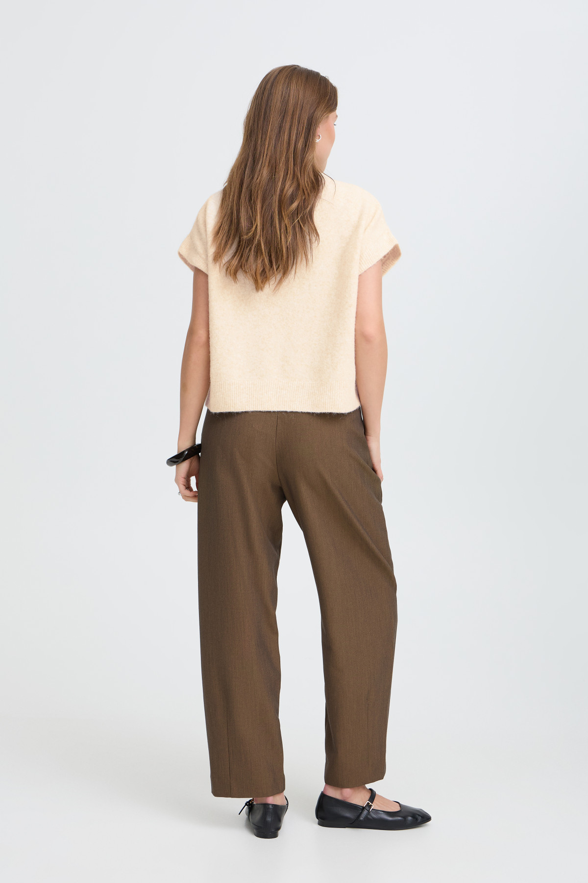 Pull byoung omea sans manches 9137 beige  (4)