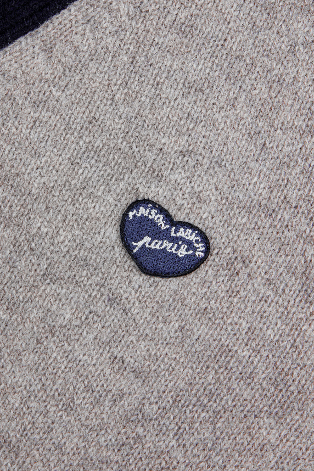 Cardigan Maison Labiche – Modèle Balfournier Patch Cœur (3)