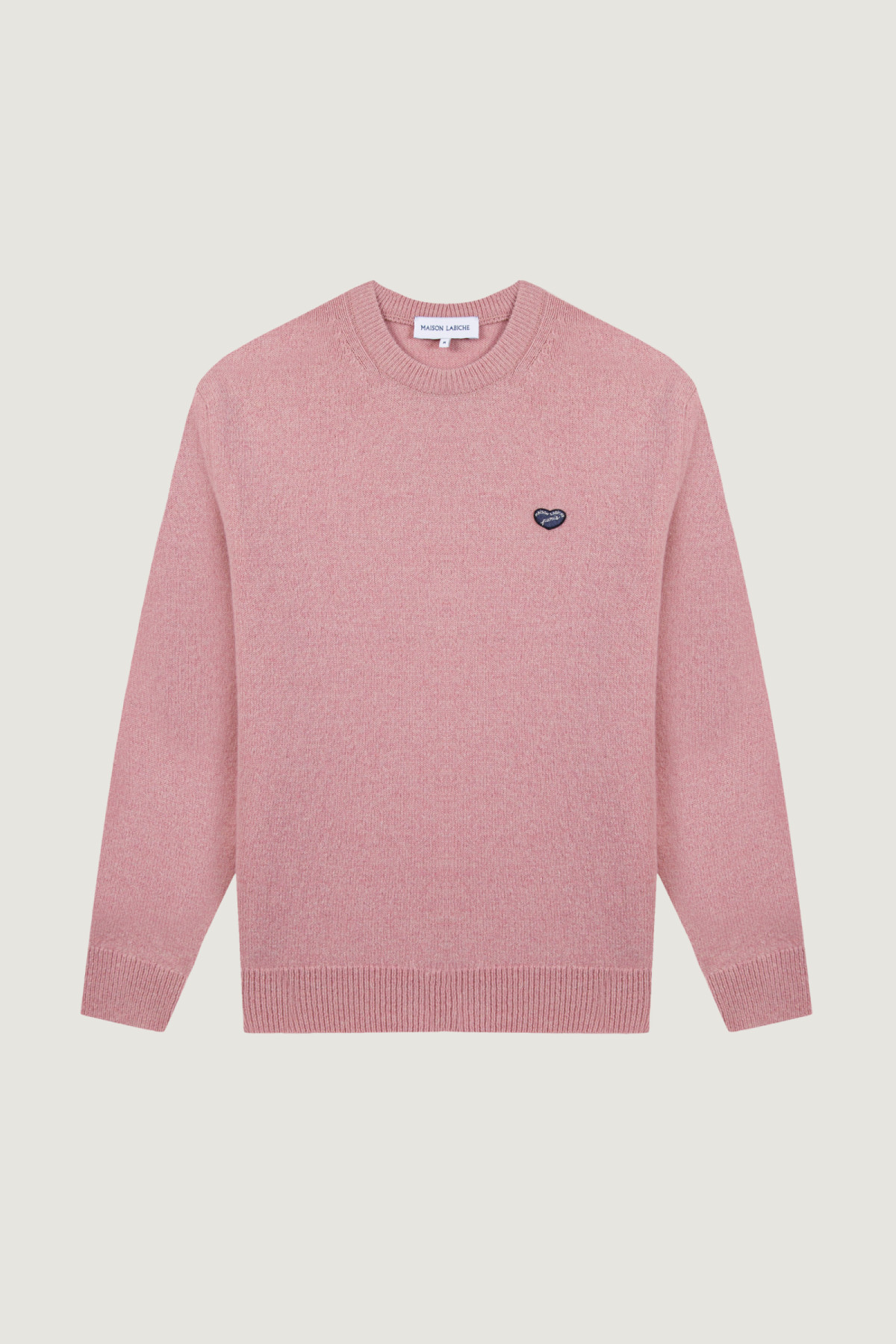 Pull Maison Labiche – Modèle Grand Cerf Patch Cœur (1)