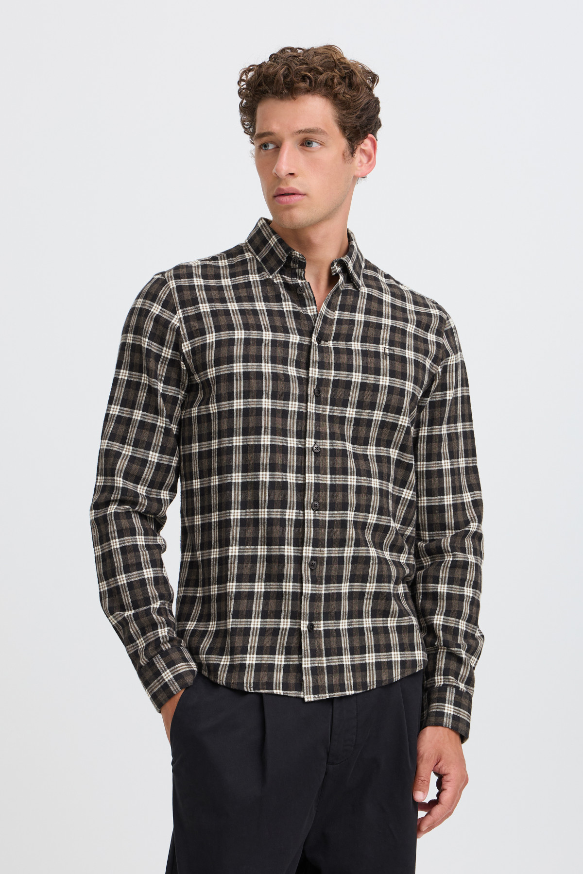 casual friday chemise jose marron (1)