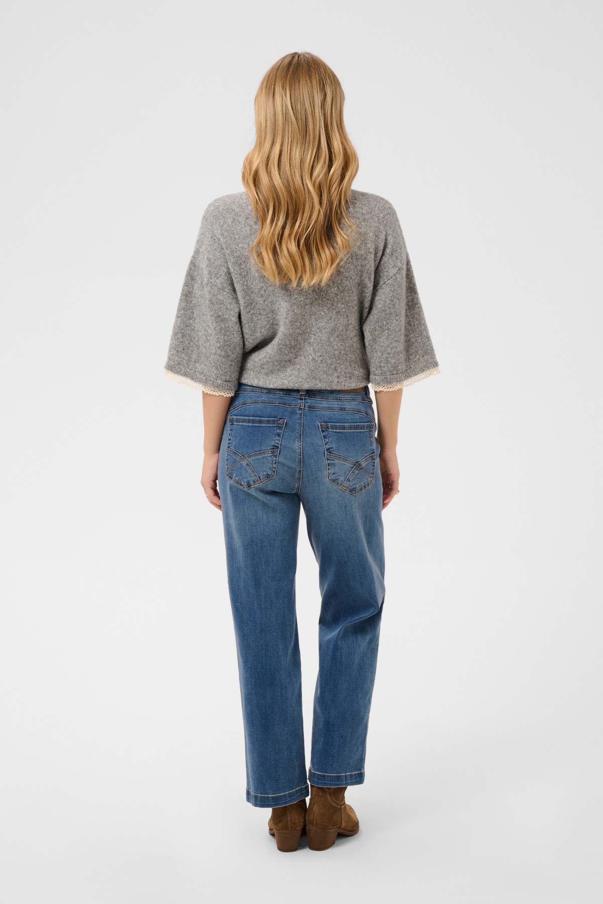CREAM JEANS 5188 NOEMIE 7/8 BLEU CLAIR COCO H26 (3)