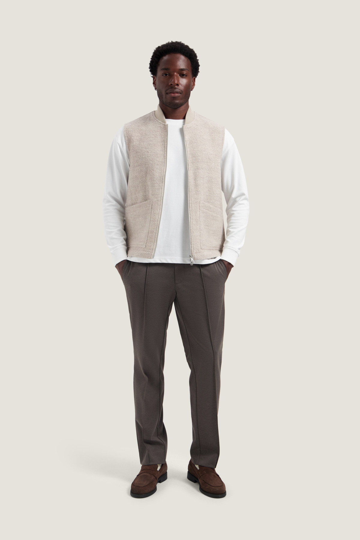 dstrezzed veste sans manches nils beige (3)