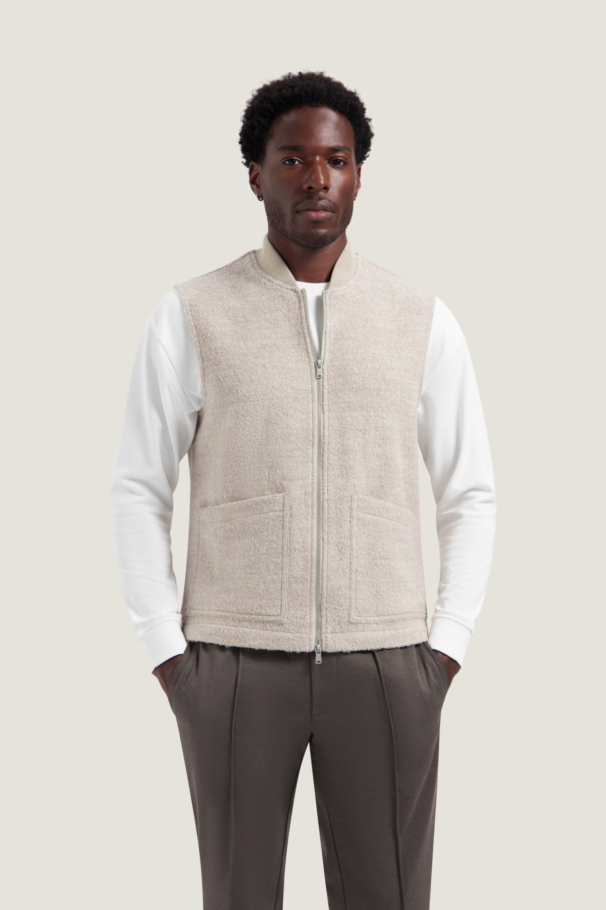 dstrezzed veste sans manches nils beige (5)