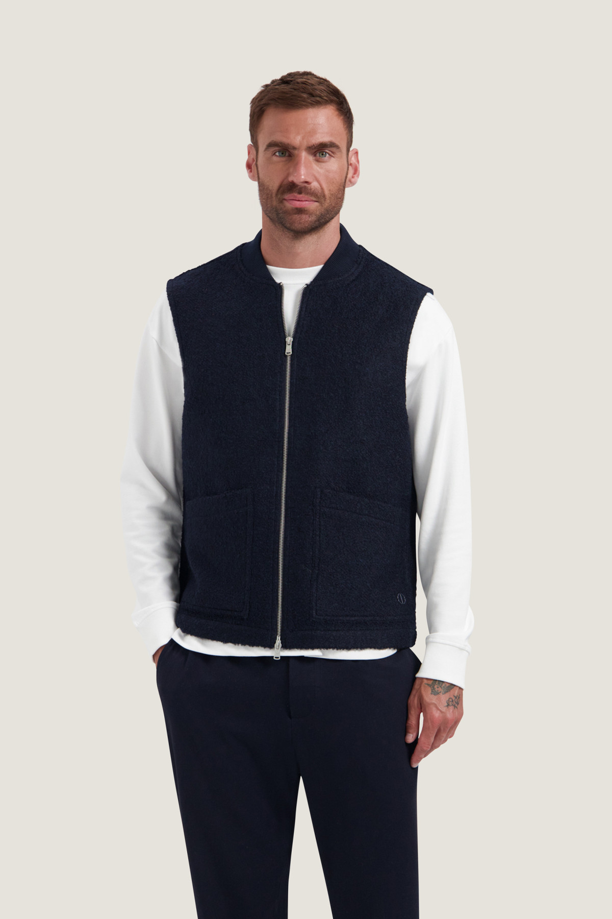 dstrezzed veste sans manches nils bleu marine (1)