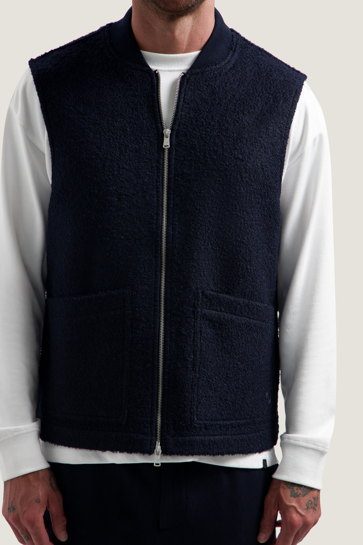 dstrezzed veste sans manches nils bleu marine (4)