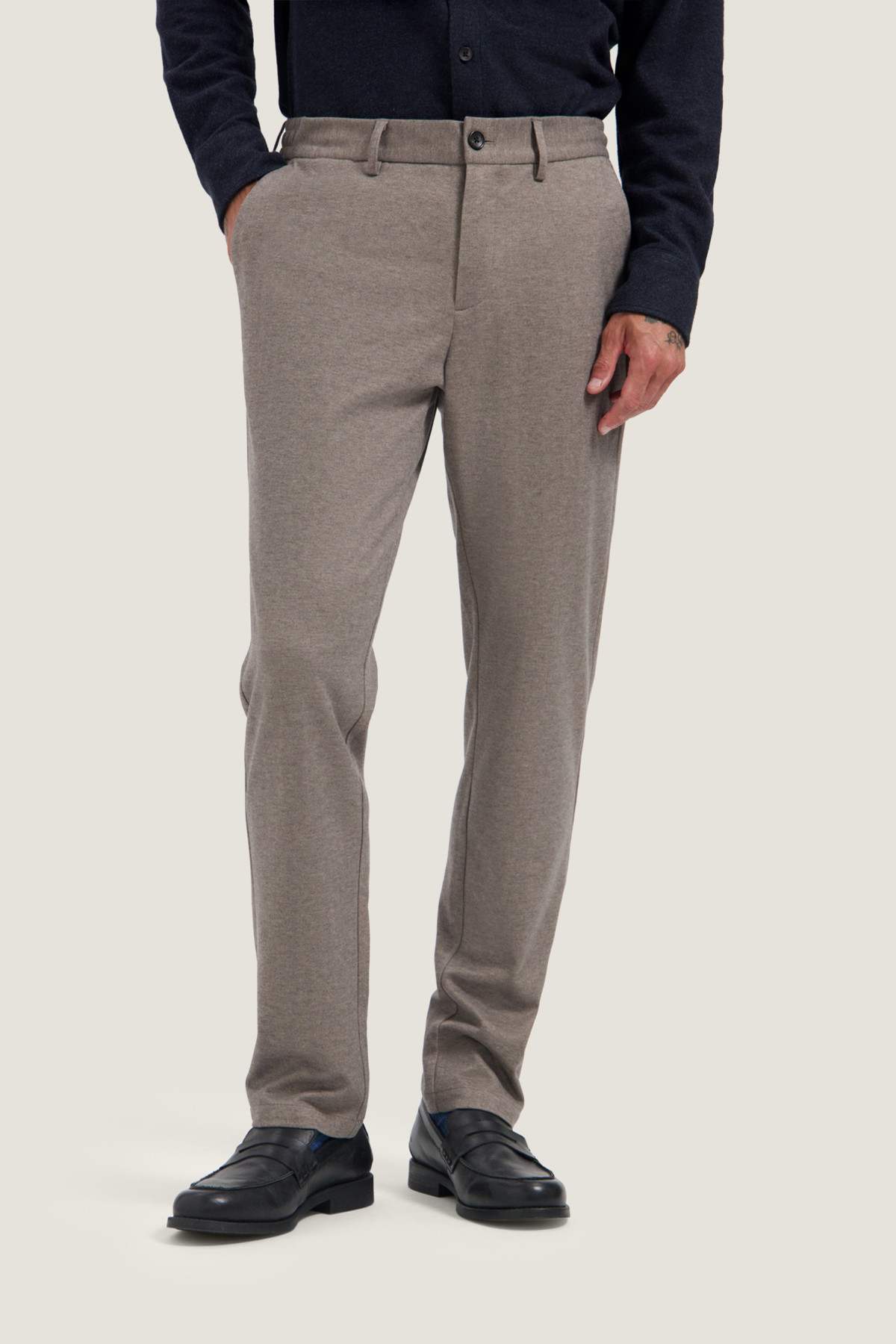 dstrezzed pantalon marlon herringbone beige (1)