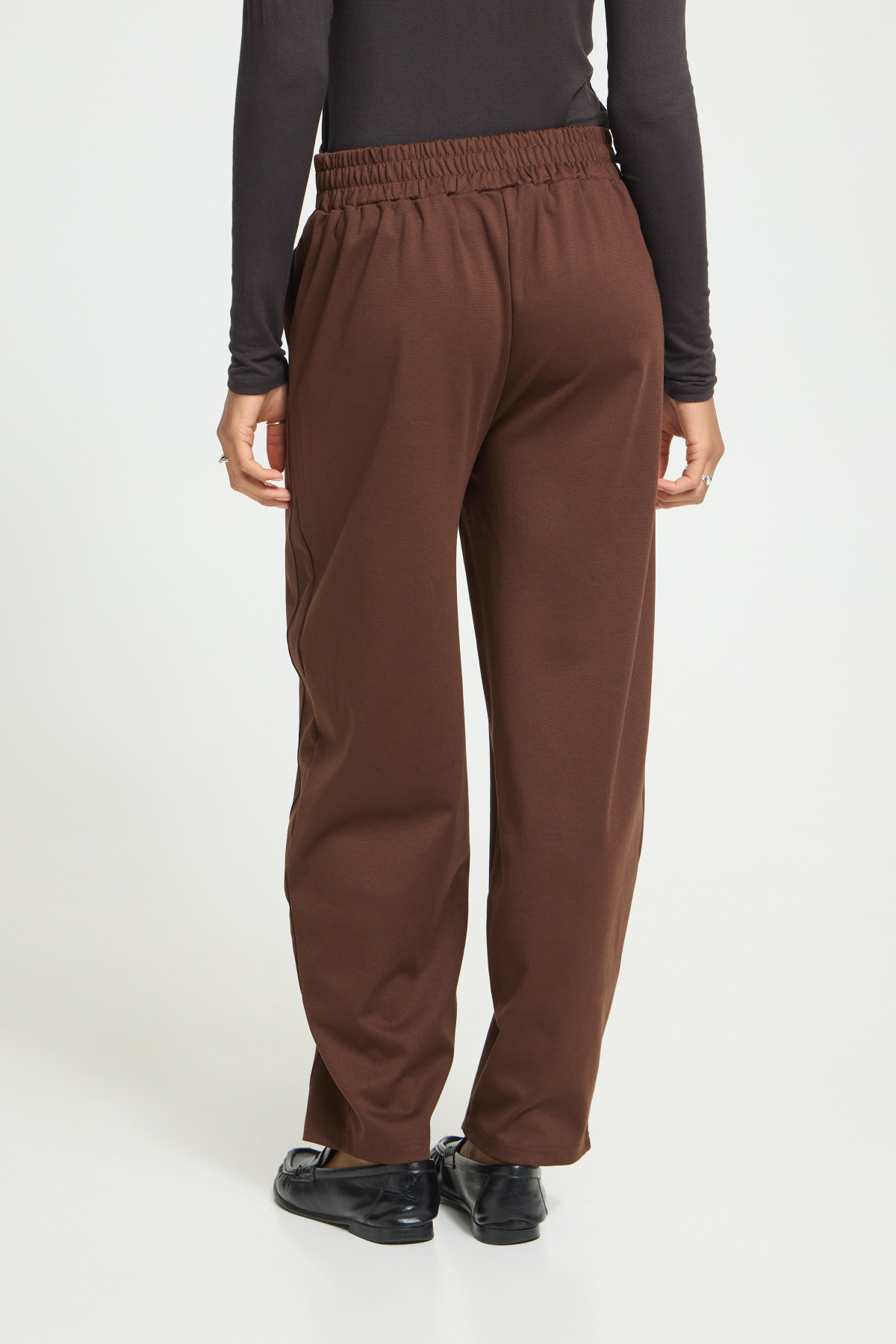 B YOUNG PANTALON FLUIDE MARRON PUSTI 9666 (3)