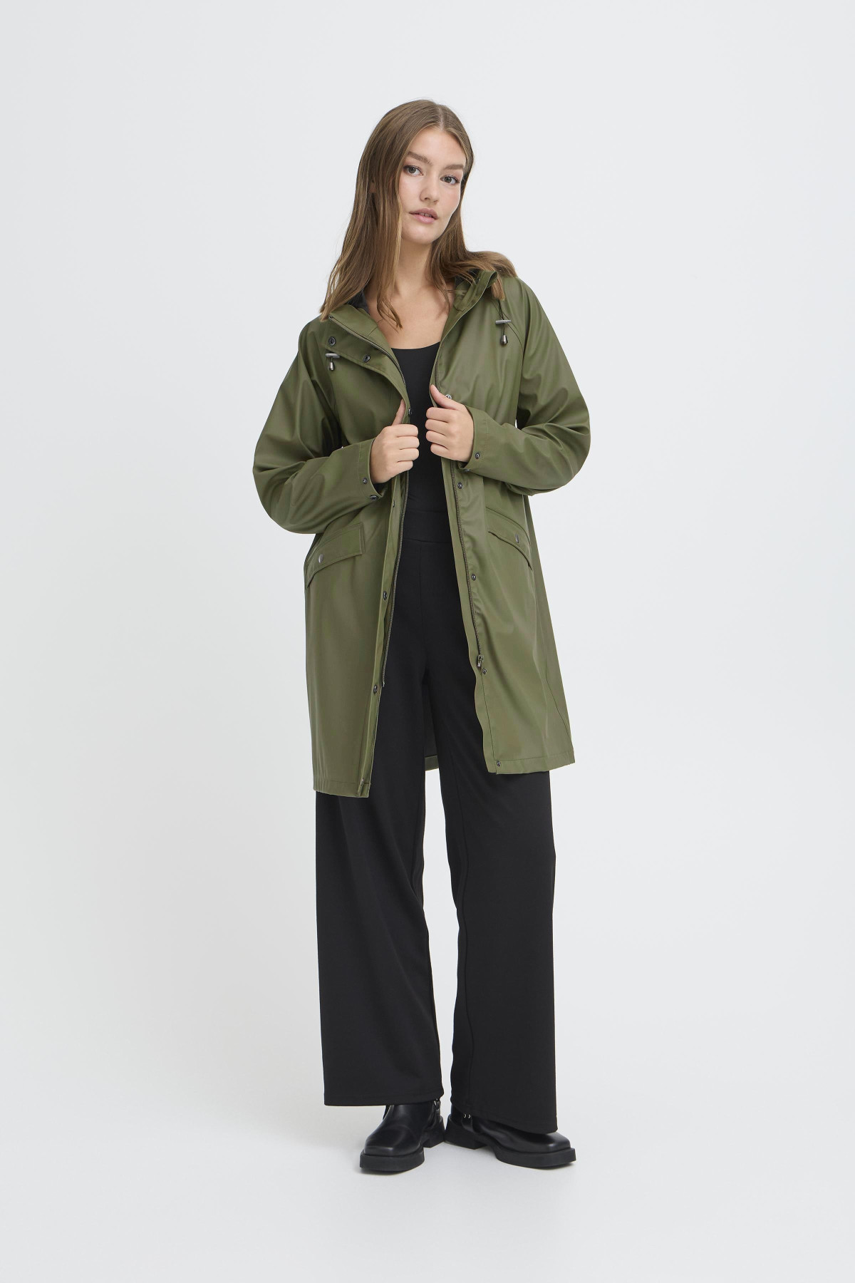 ICHI VESTE TAZI KAKI 20102965 (2)