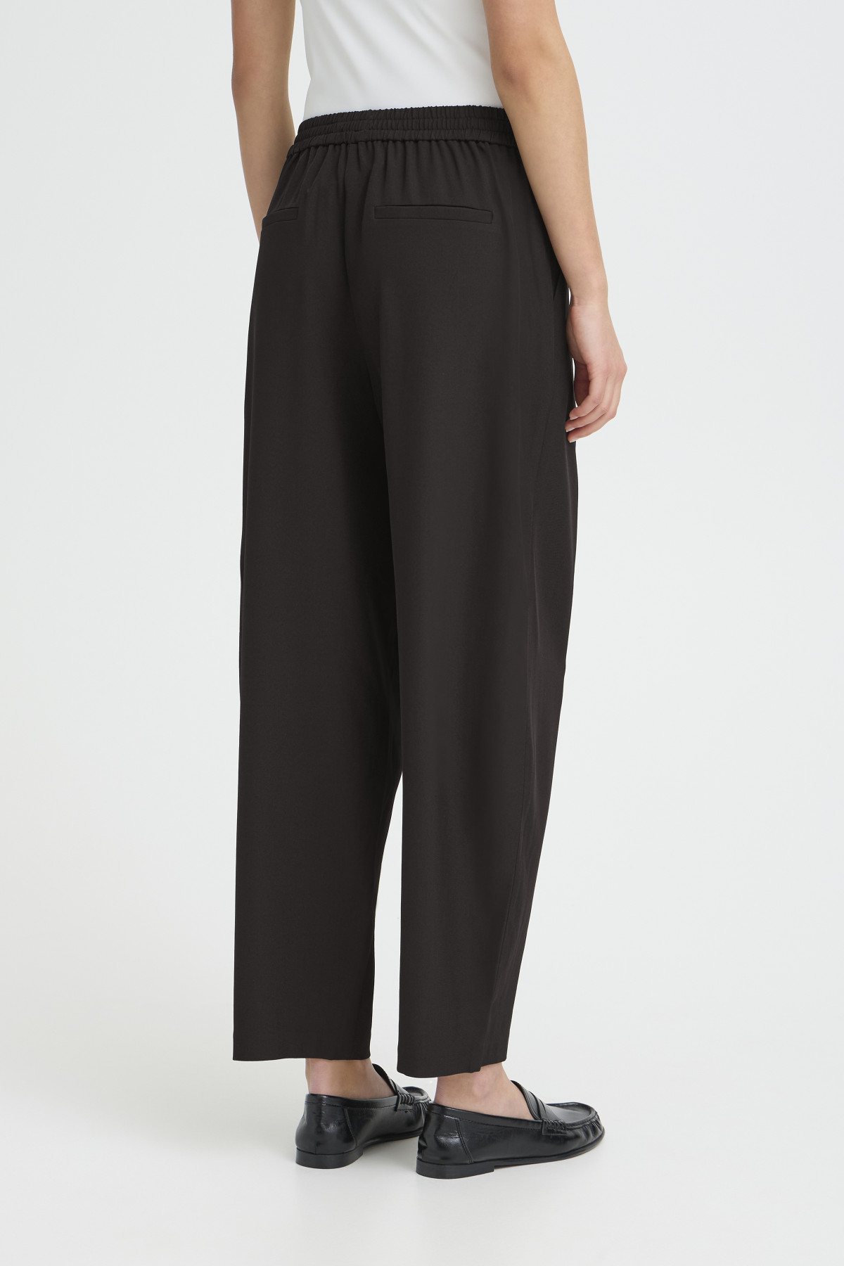 ICHI PANTALON FAVA 20125681 NOIR H26 (3)
