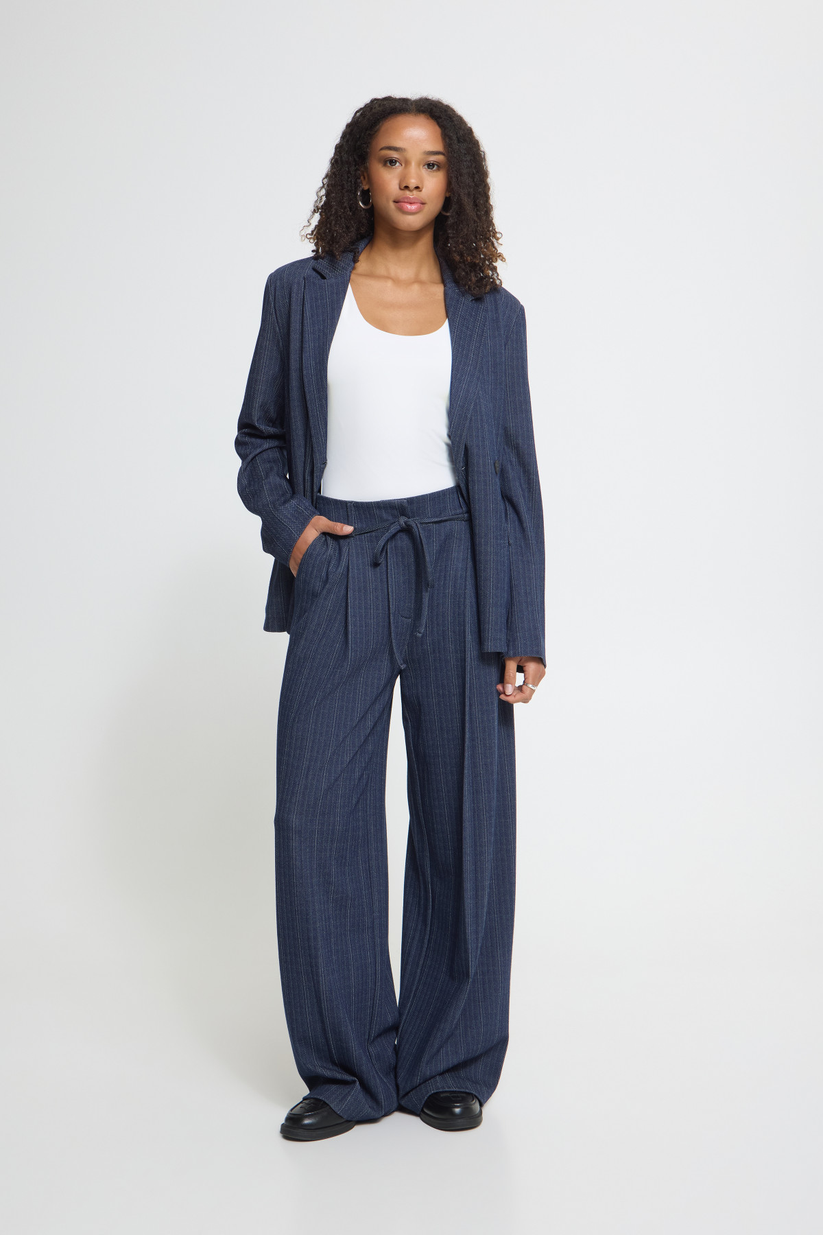 PANTALON ICHI A RAYURES KATE PINELLE 6820 (4)