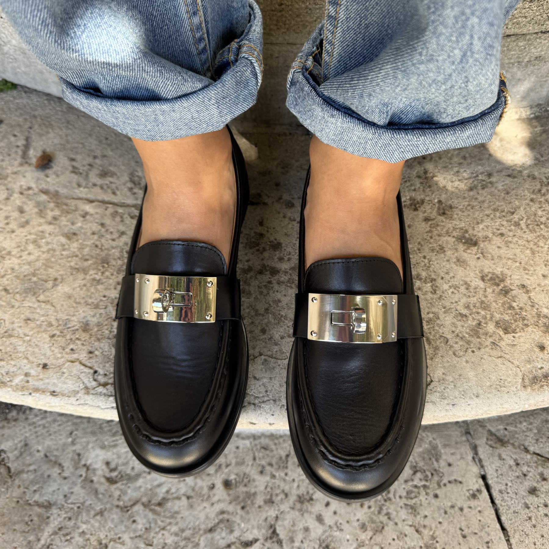 pavement mocassin pabritt 25641 noir  (2)
