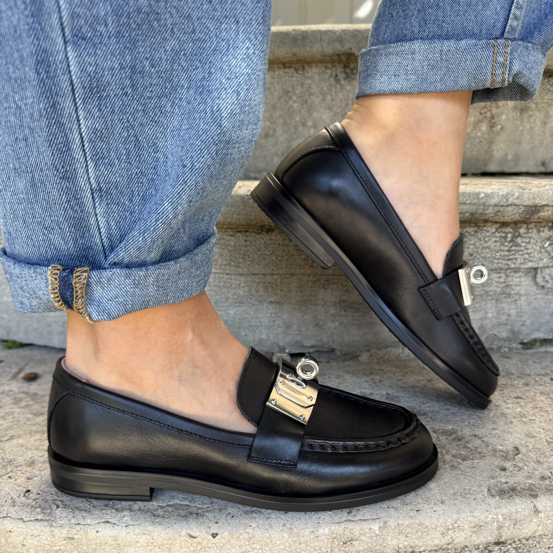 pavement mocassin pabritt 25641 noir  (4)