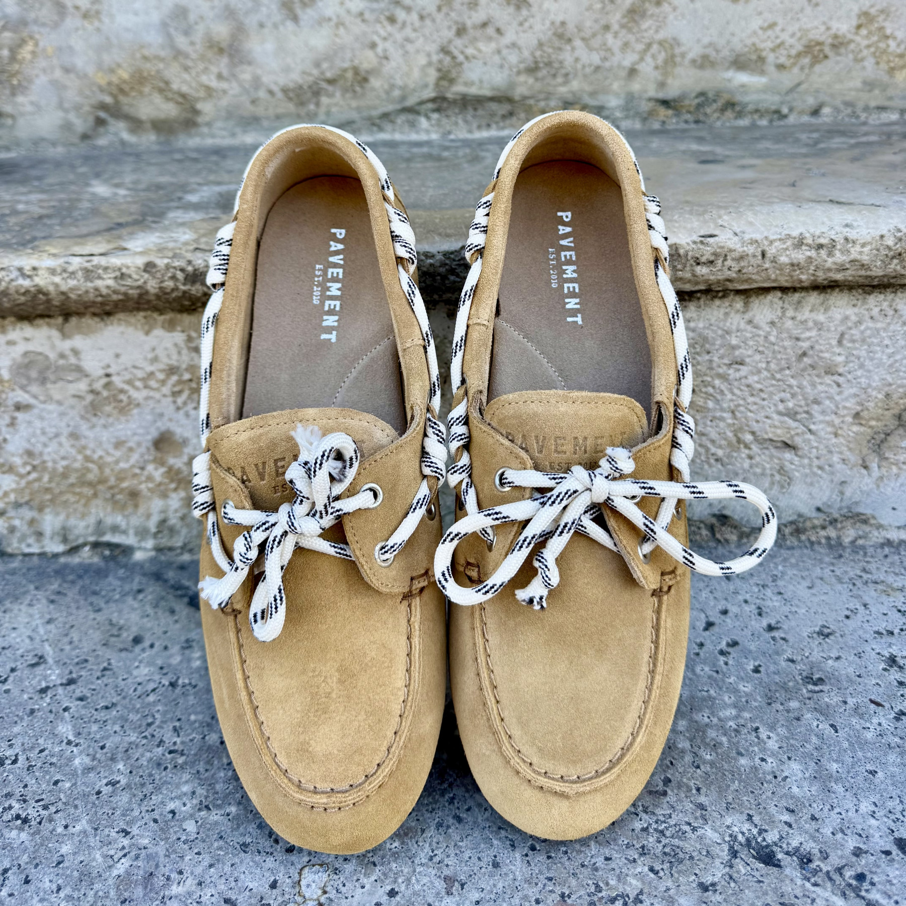pavement mocassin pamarin bold lace tan  (5)