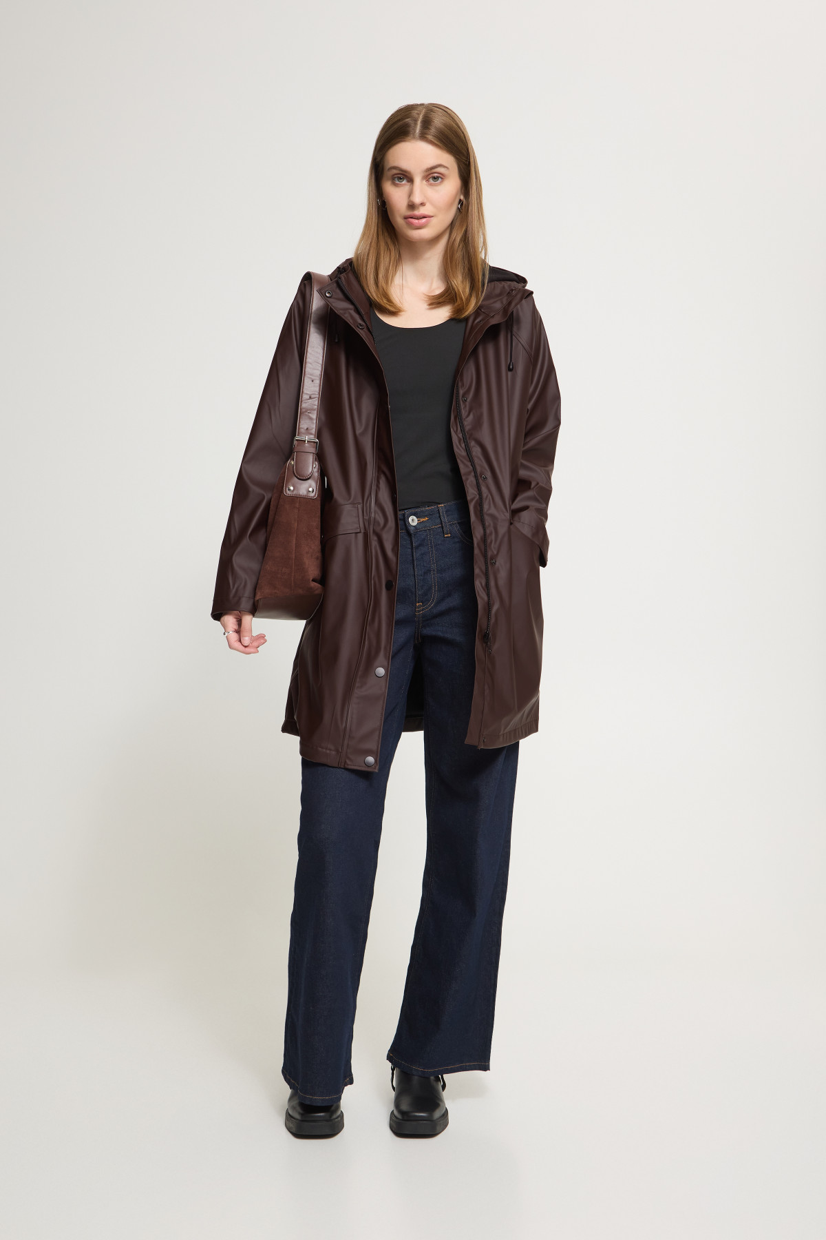 ICHI IMPERMEABLE 20123166 TAZO MARRON  (2)