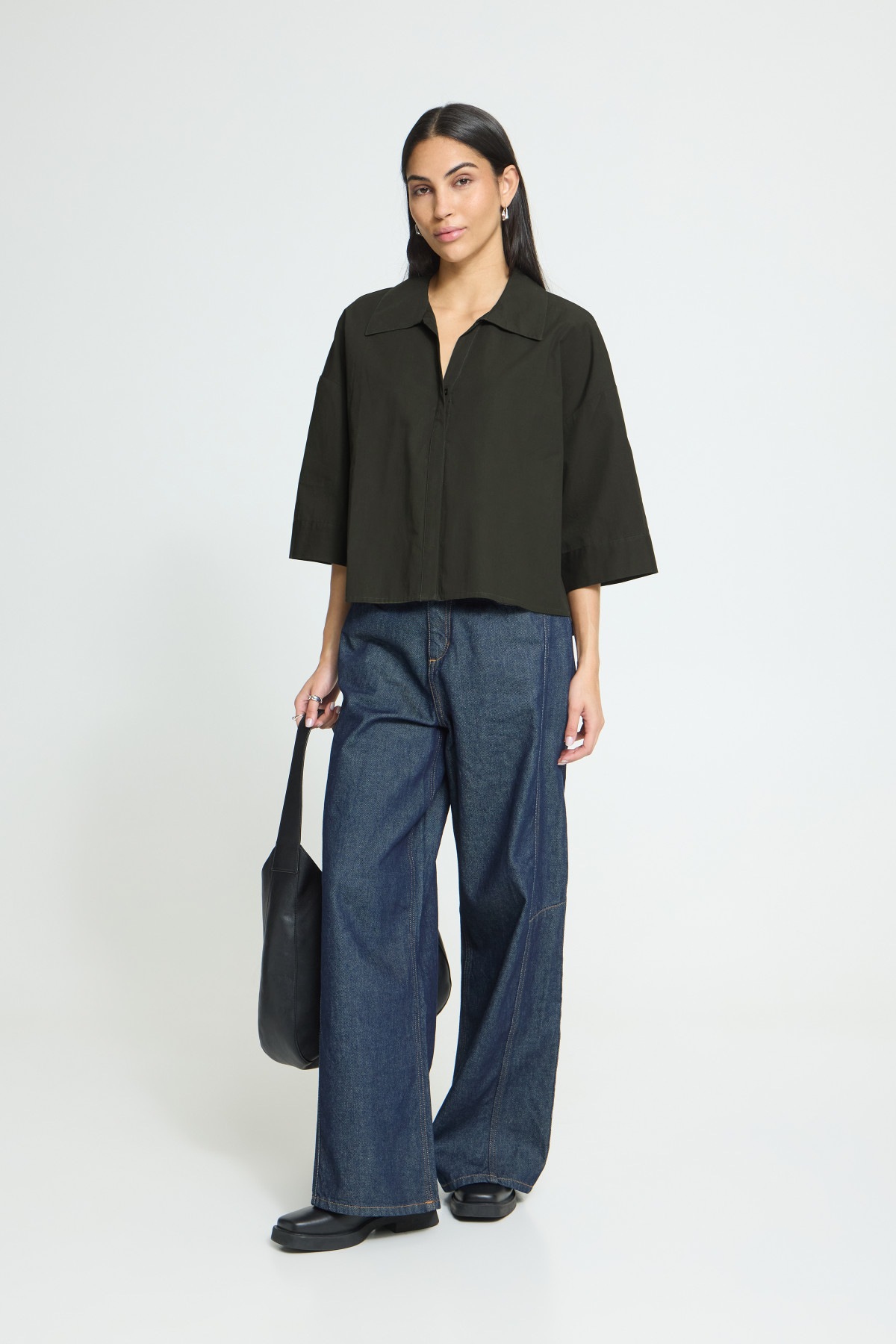 BLOUSE ICHI LUANNE VERTE 20126551 (2)