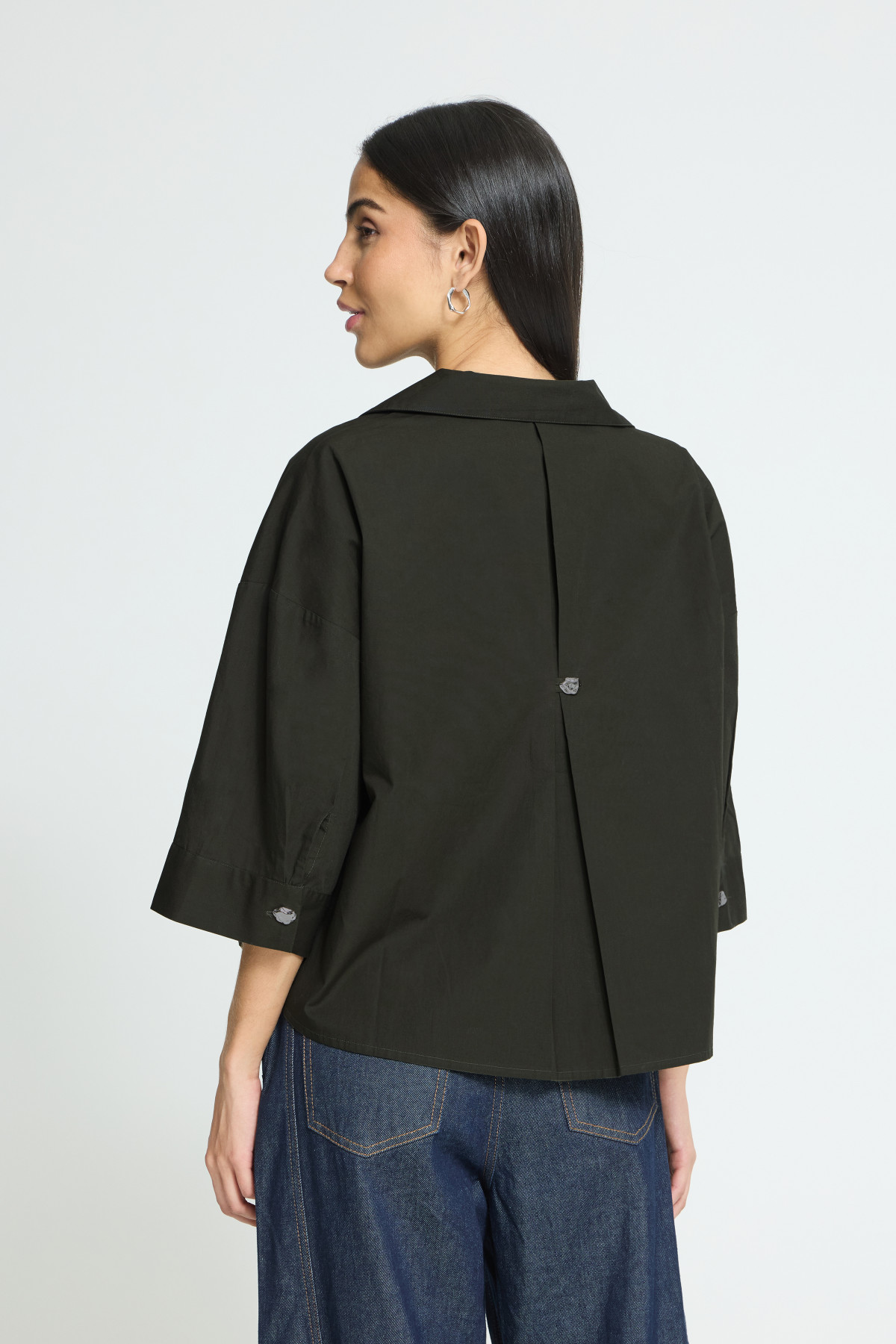 BLOUSE ICHI LUANNE VERTE 20126551 (5)