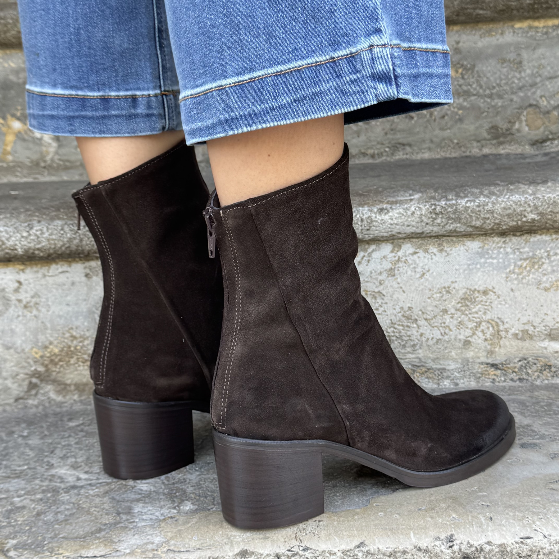 Bottines semerdjian coc2 camoscio moro (5)
