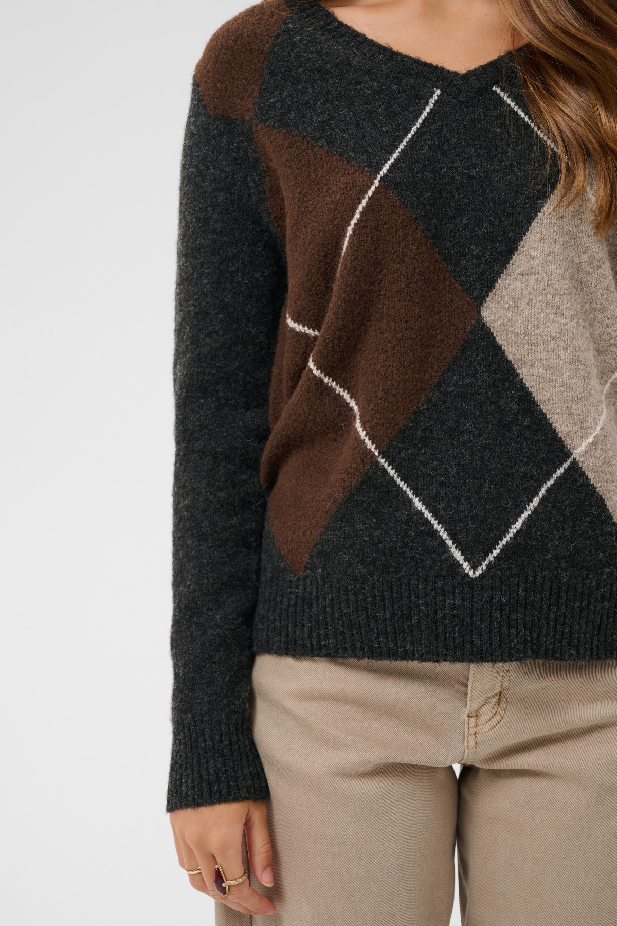 CREAM PULL HOPE gris fonce  10615298 (2)