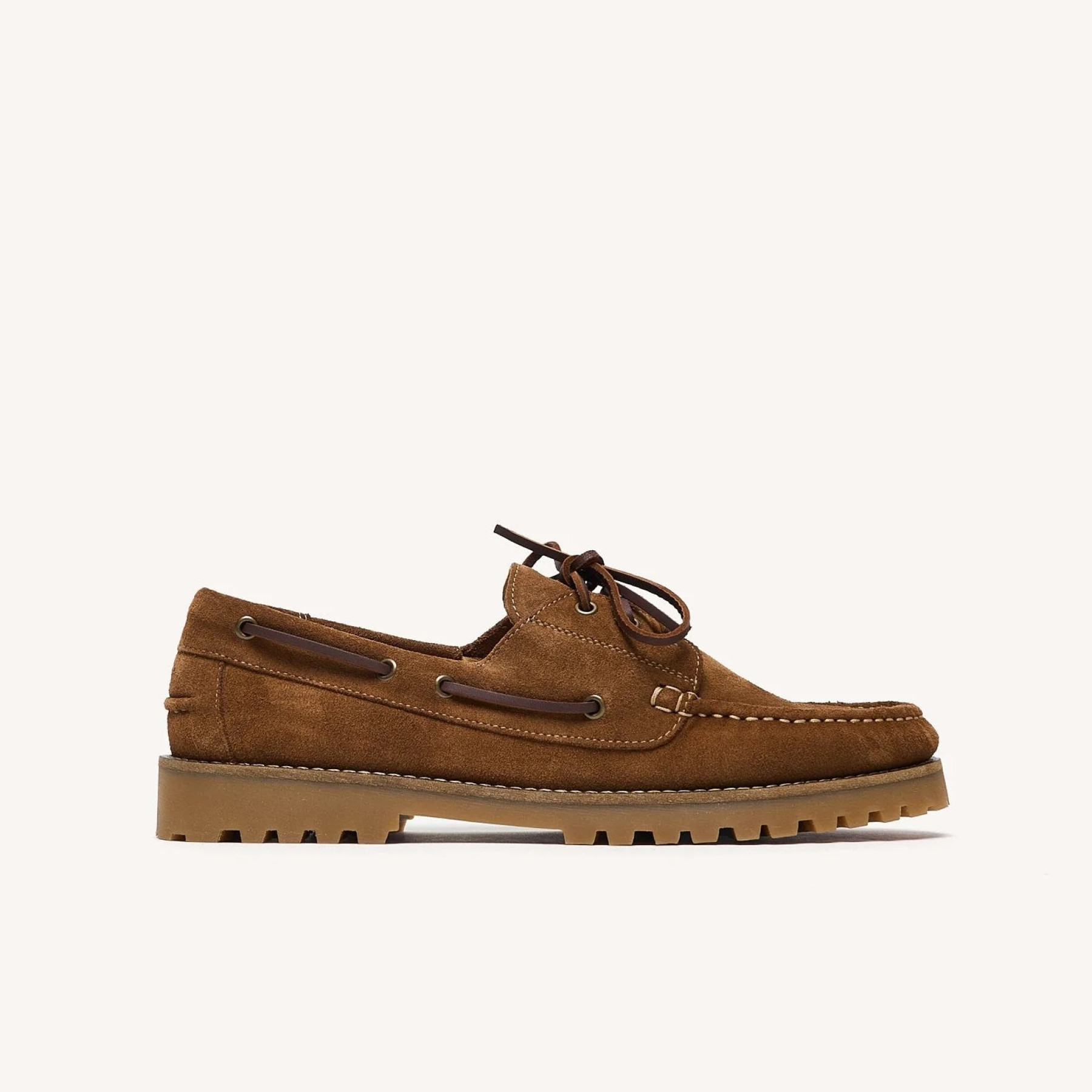 faguo chaussures bateau larch suede camel (1)