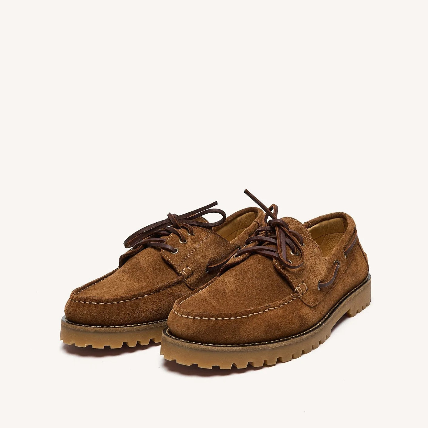faguo chaussures bateau larch suede camel (2)