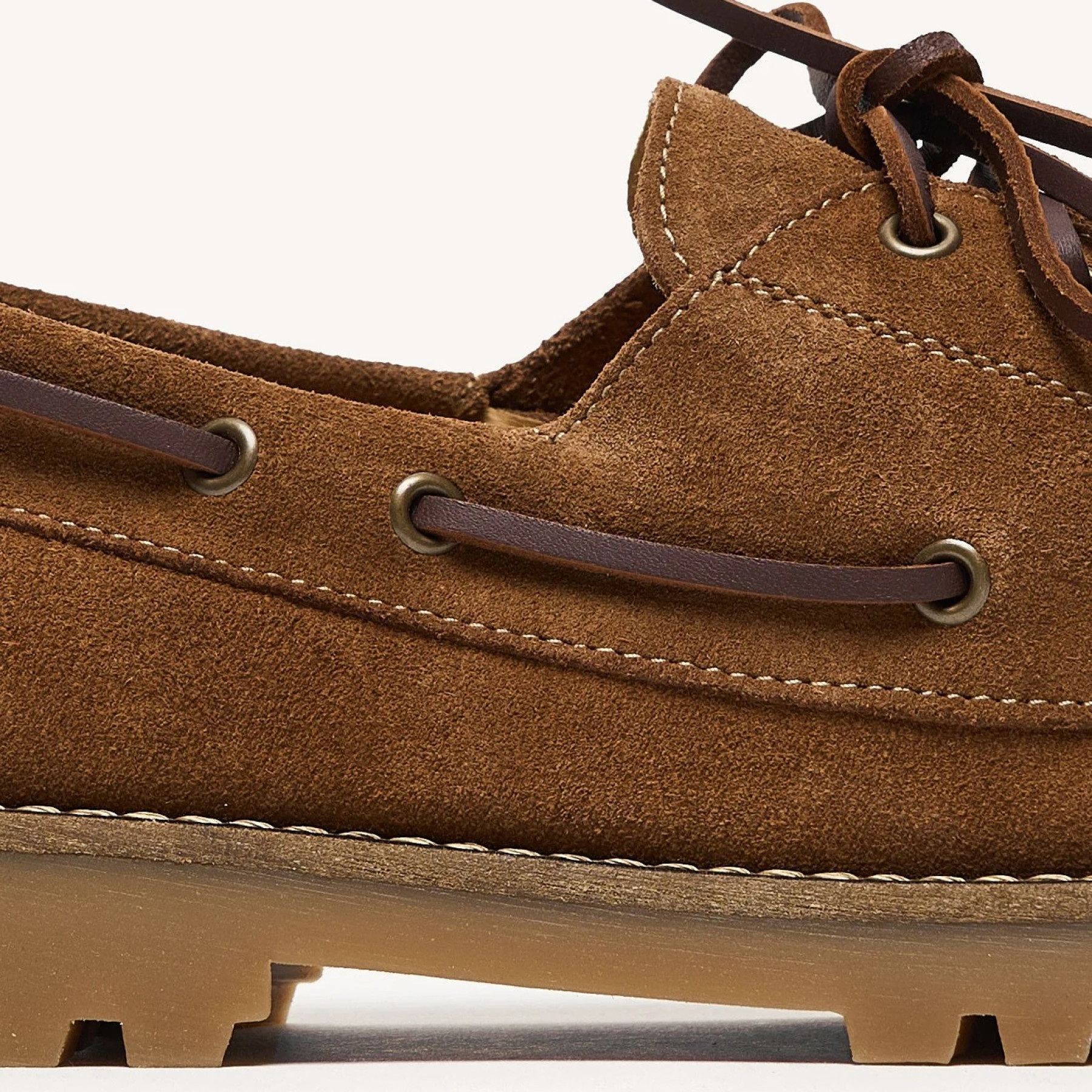 faguo chaussures bateau larch suede camel (3)
